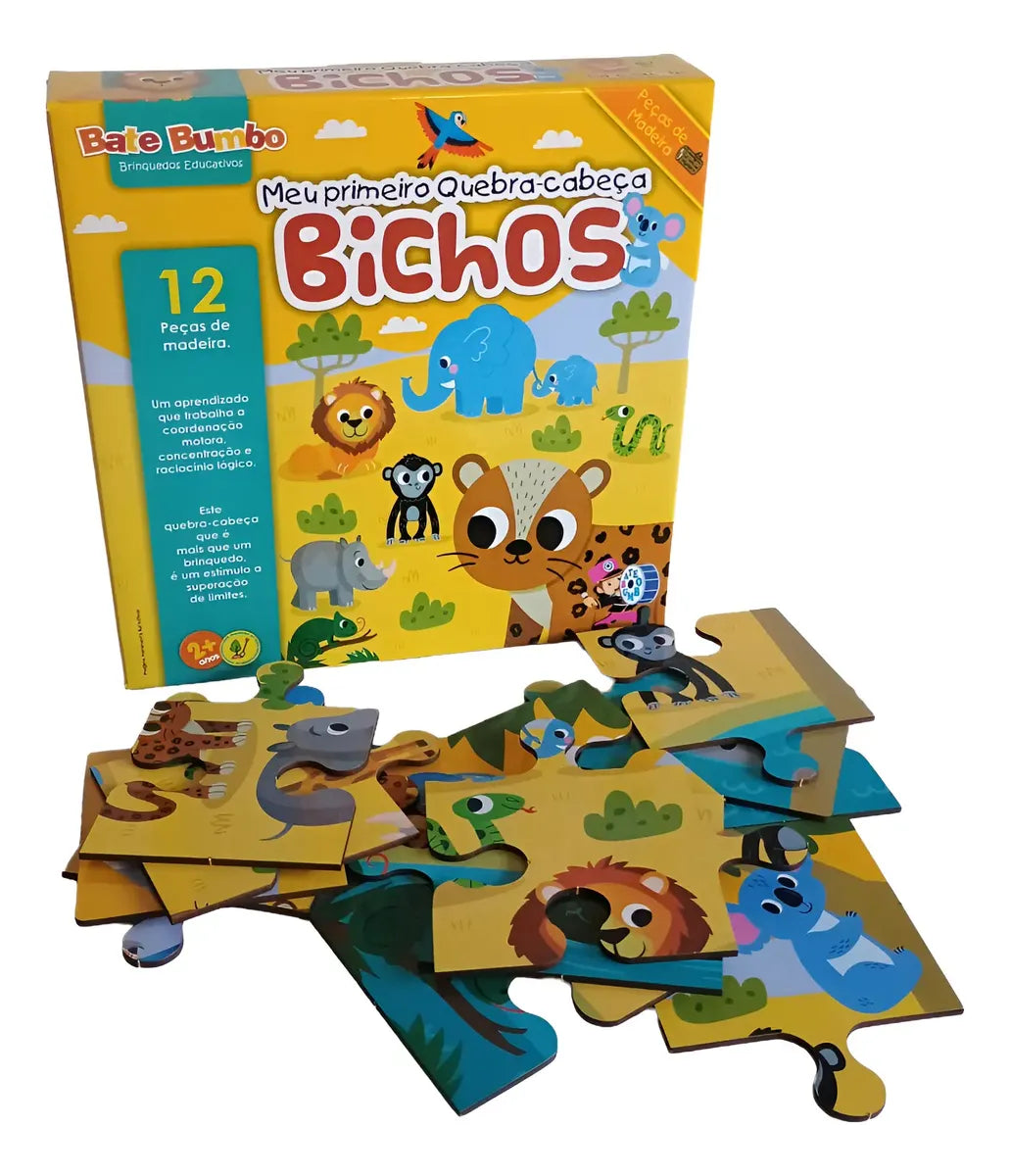 Meu Primeiro Quebra-Cabeças Gigante - Bichos