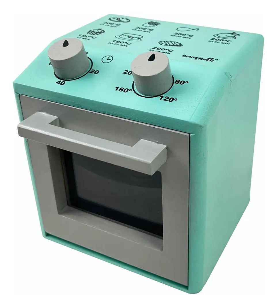 Brinquedo Air Fryer de Madeira