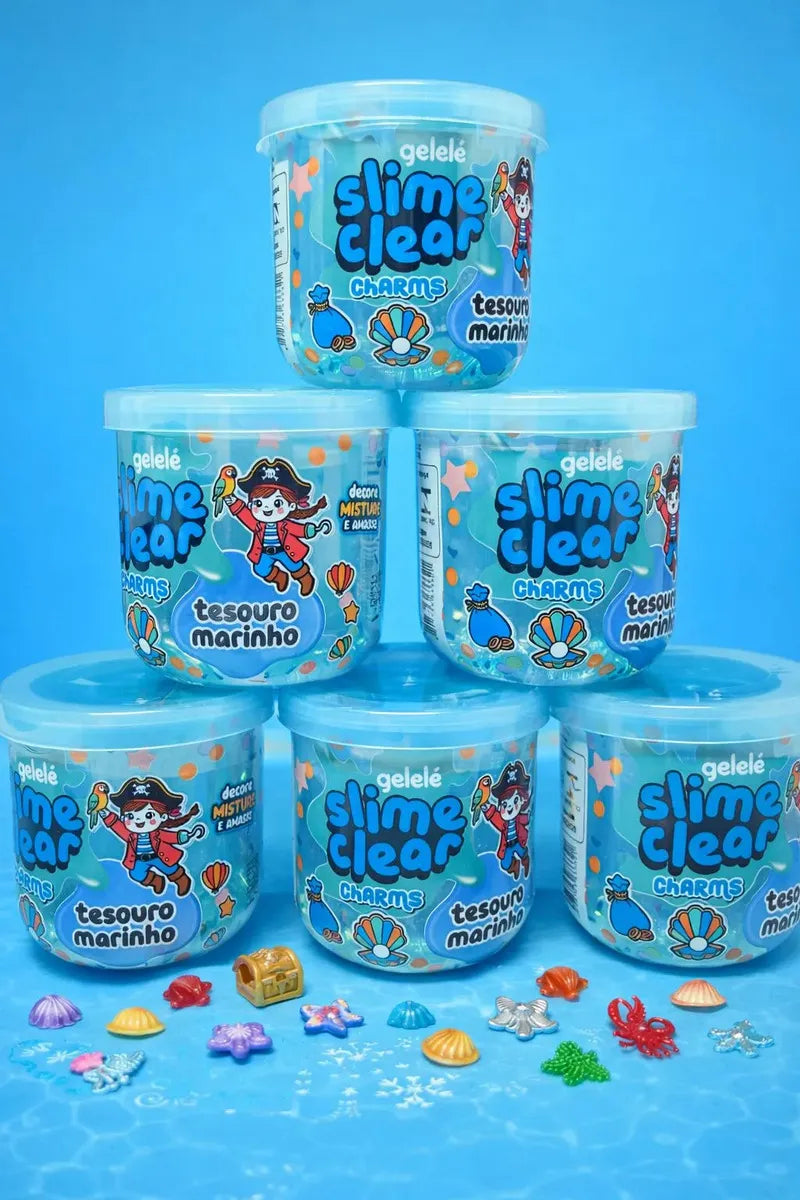 Slime Clear Charms Tesouro Marinho