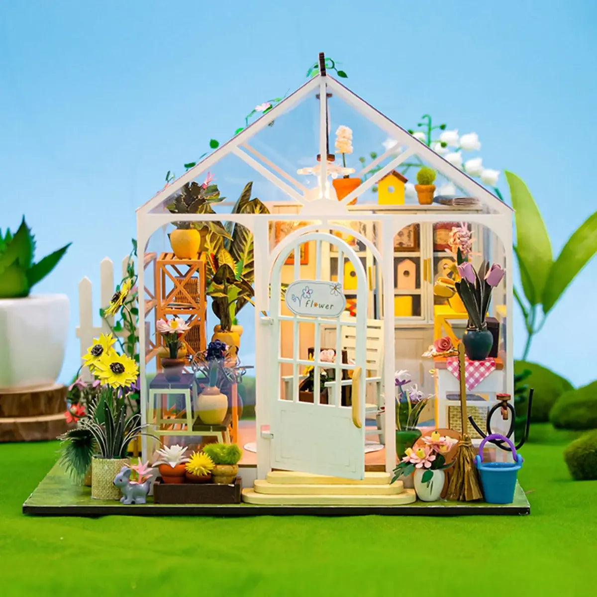 Kits De Casas De Bonecas Em Miniatura