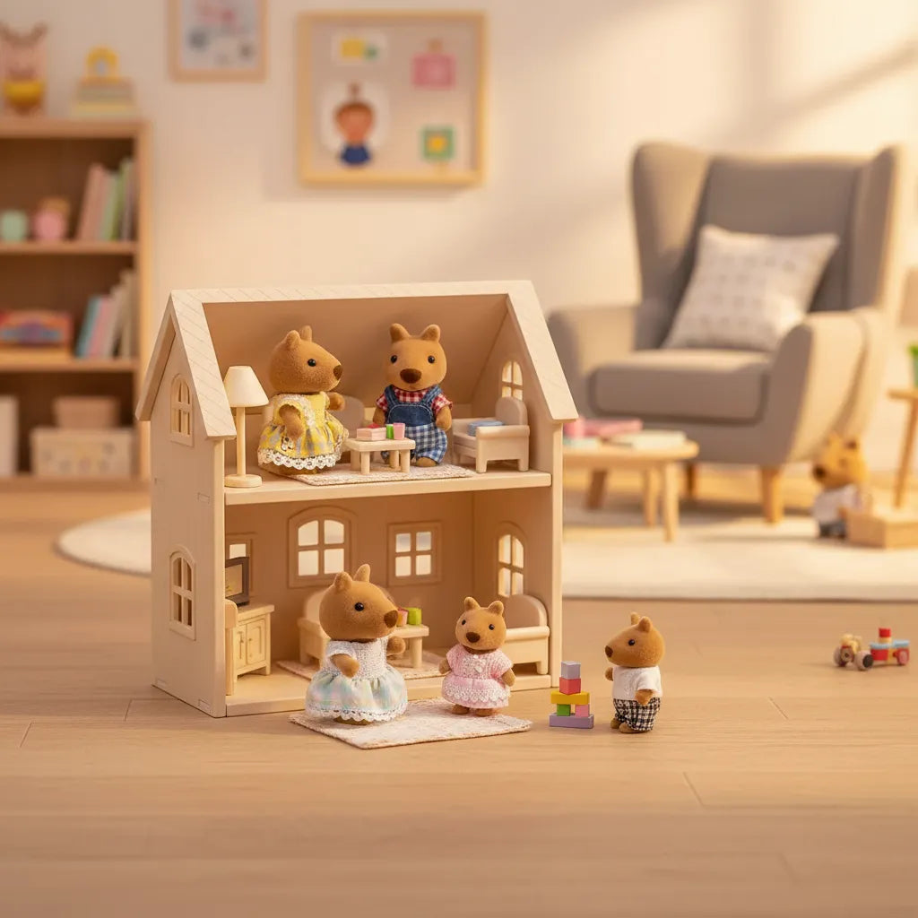 Brinquedo Casinha Feliz - Família Capivara