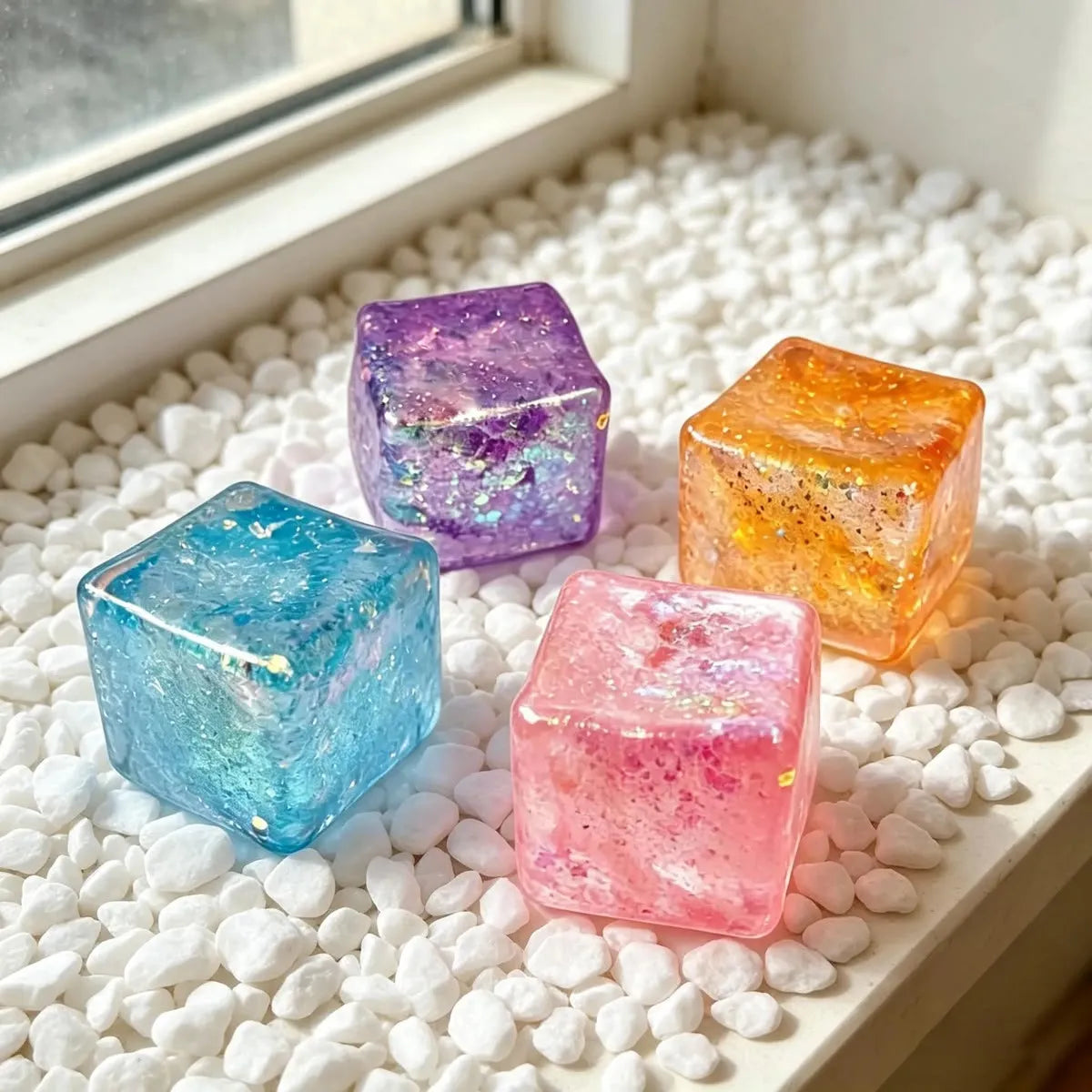 Cubo Squishy de Apertar Sortido