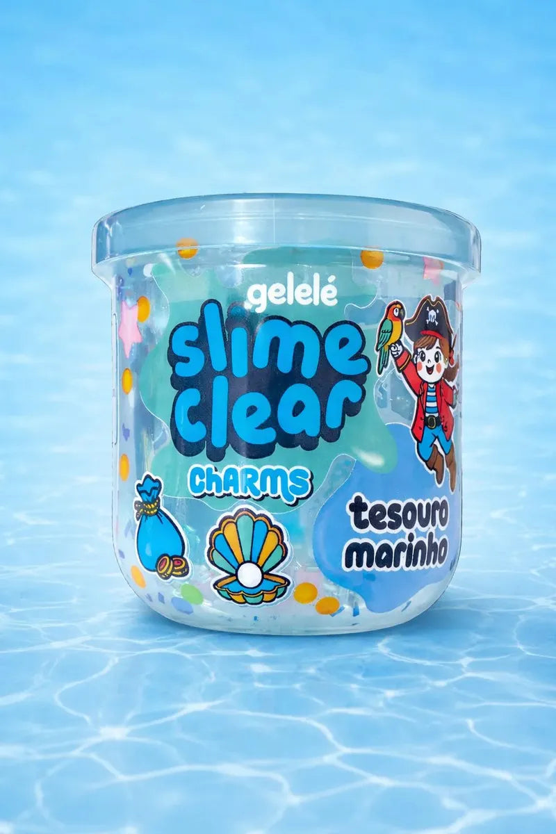 Slime Clear Charms Tesouro Marinho