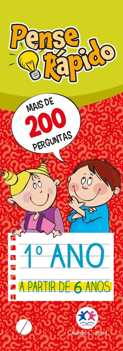 Jogo Pense Rápido - 1º Ano