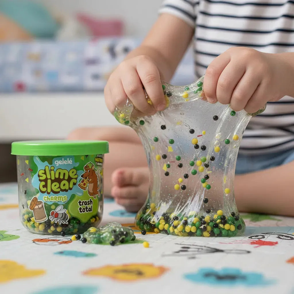 Slime Clear Charms Trash Total