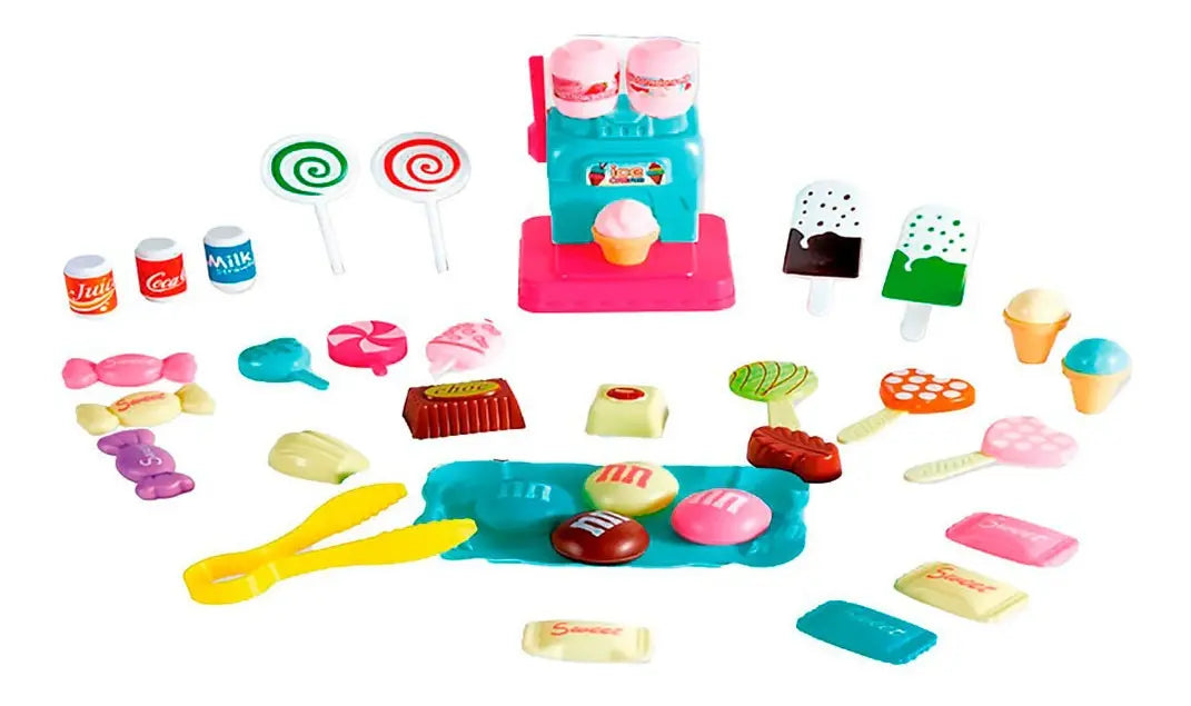 Brinquedo Doce Boutique Sorvete 33 Peças