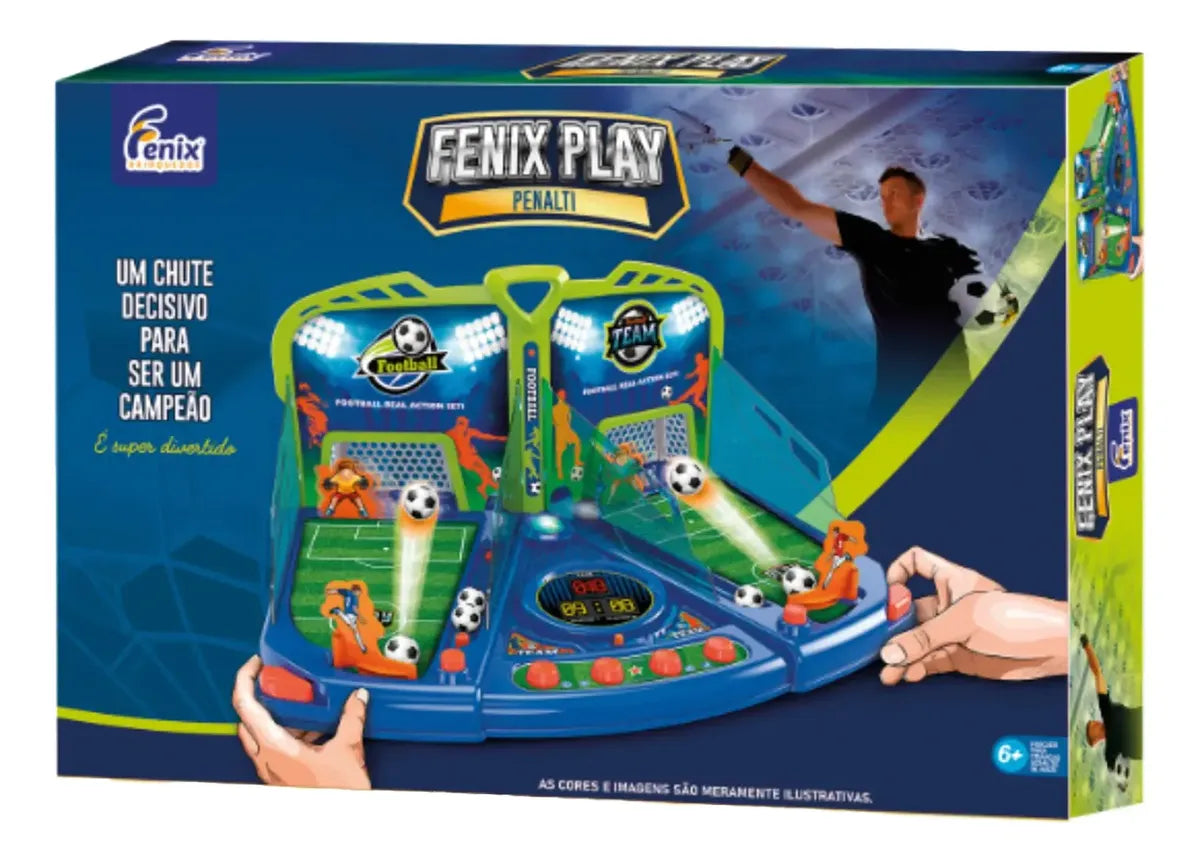 Jogo Futebol De Mesa Penalti Fenix Play Brinquedo Interativo