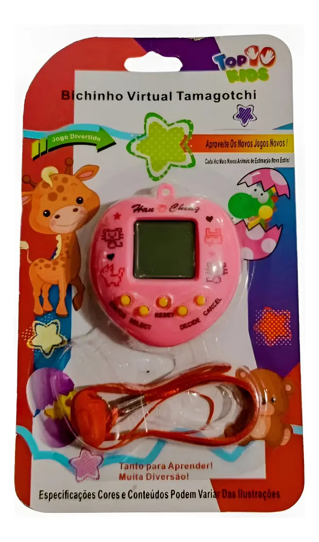 Bichinho Virtual Pet Super Mini Game Tamagochi Sortido