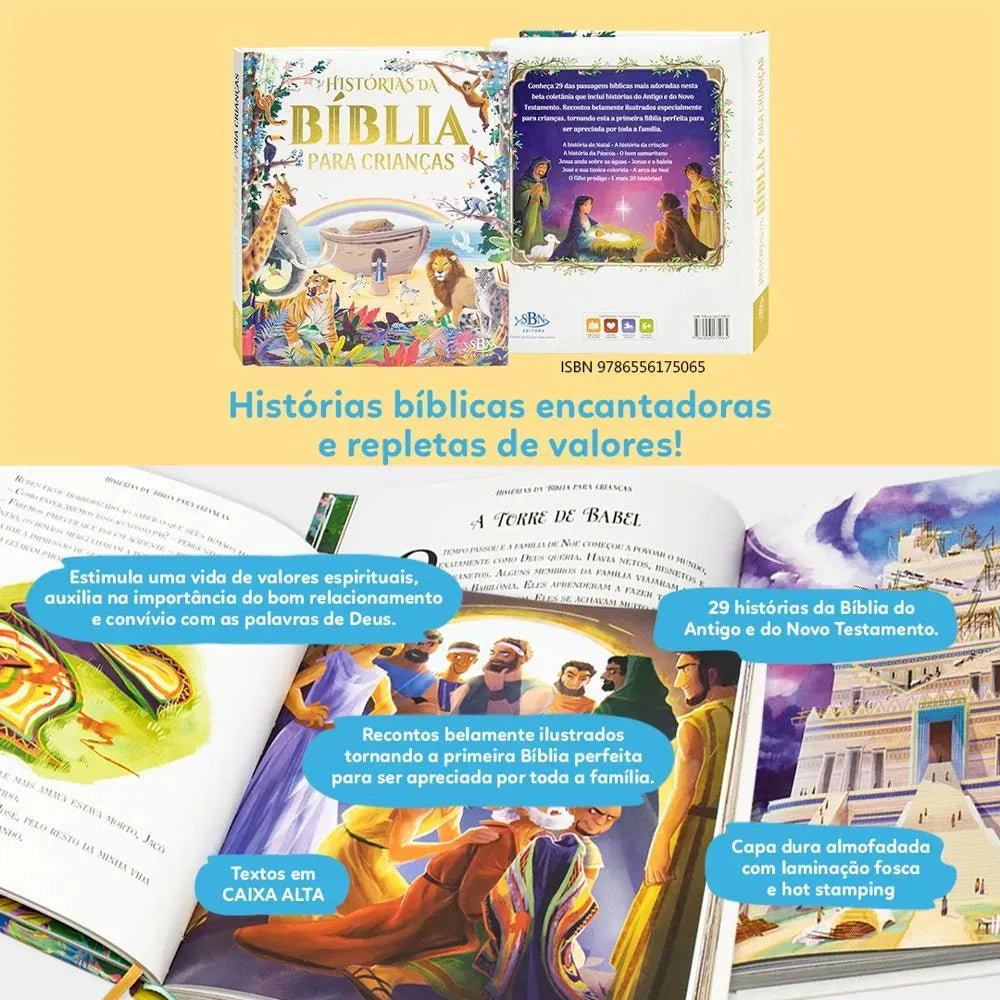Livro Histórias da Bíblia Para Crianças
