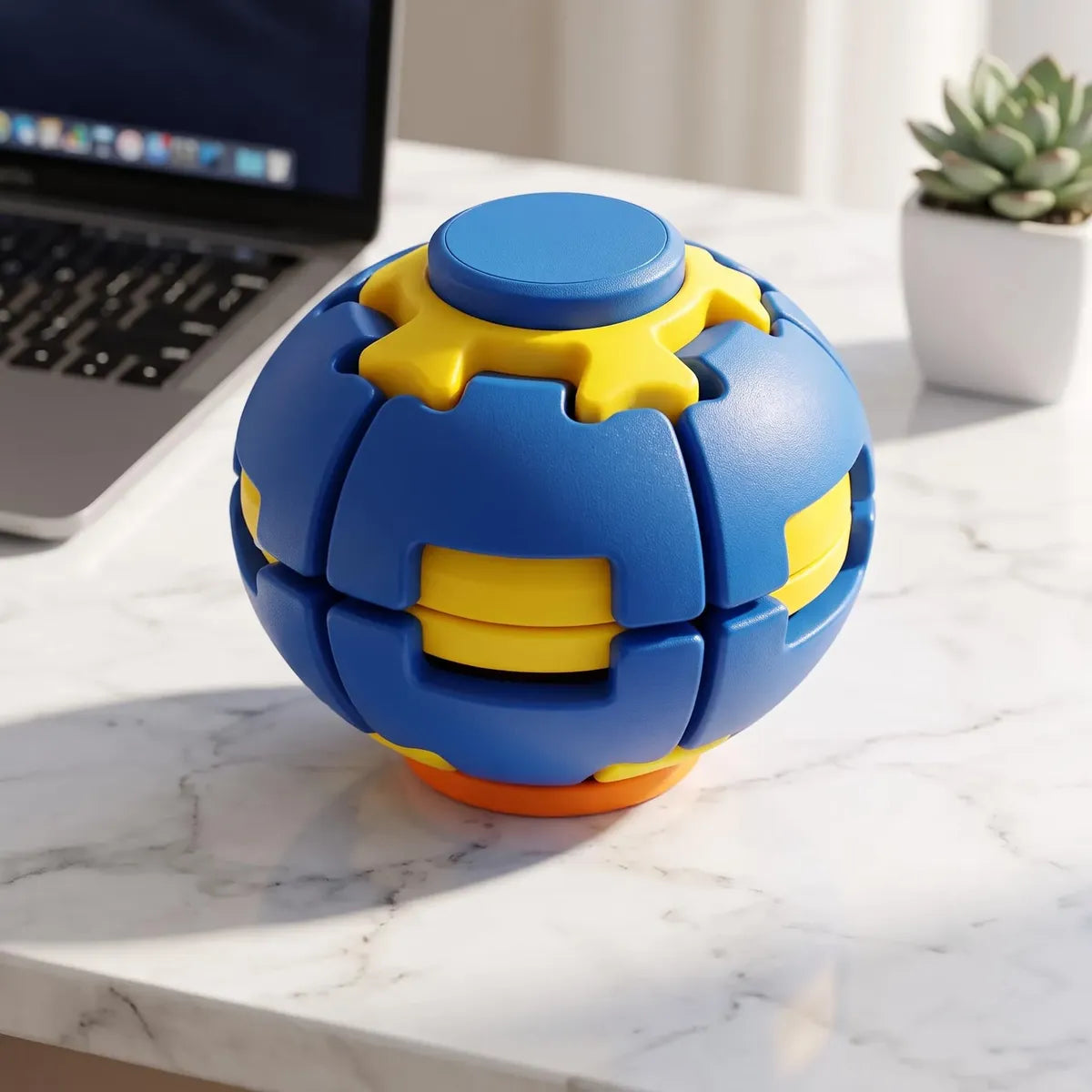 Brinquedo Spin Rush Bola Giratória Alívio de Estresse e Ansiedade