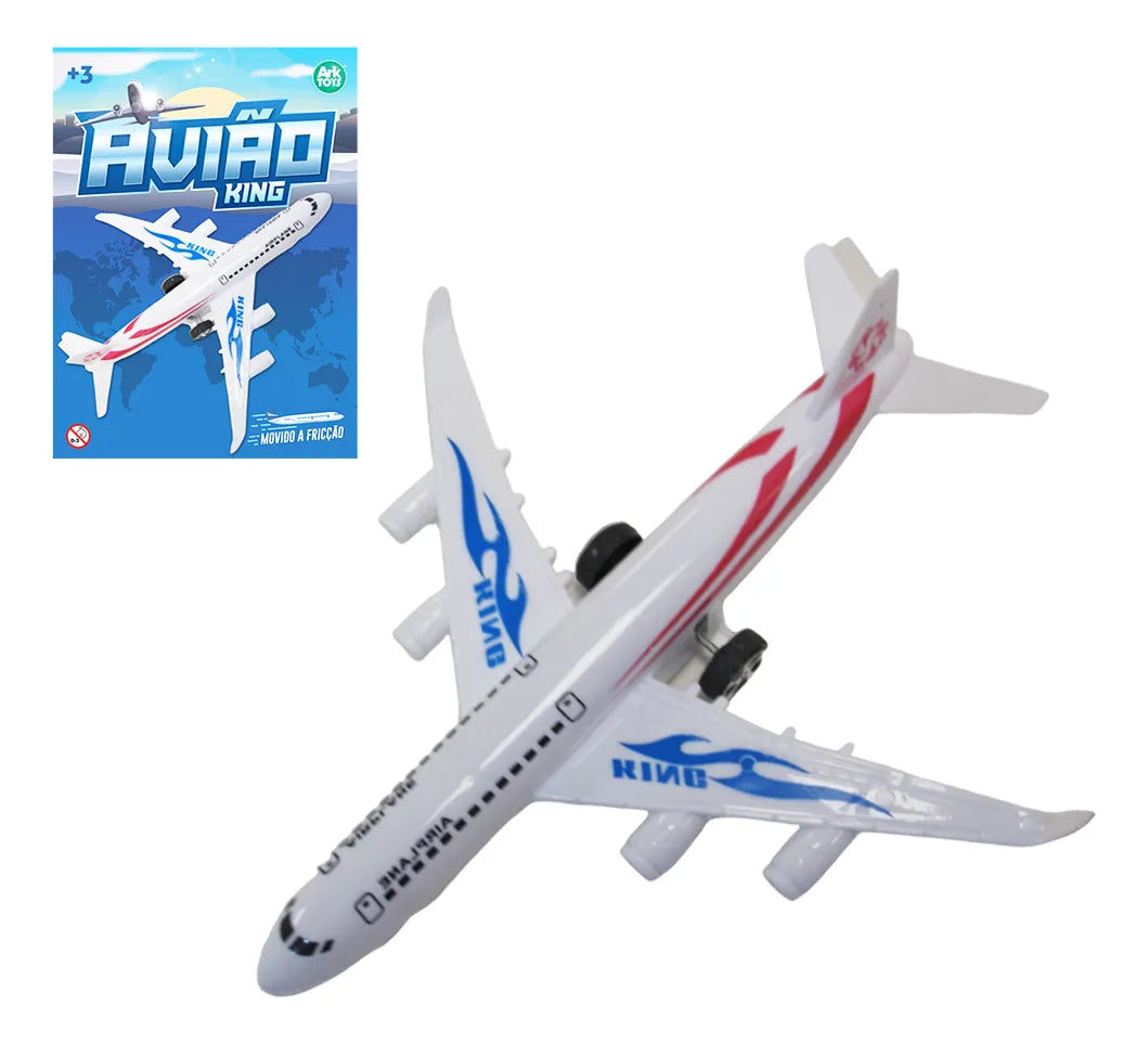 Brinquedo Avião King Fricção