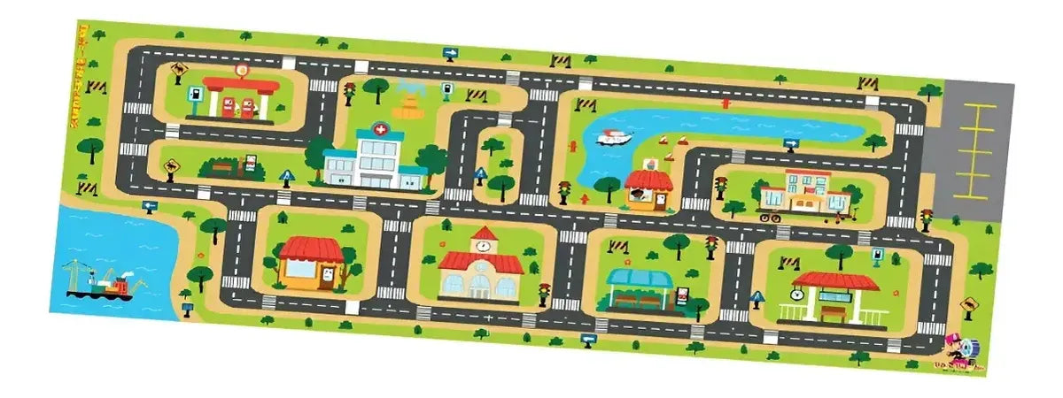 Tapete Pista de Carrinhos Divertida