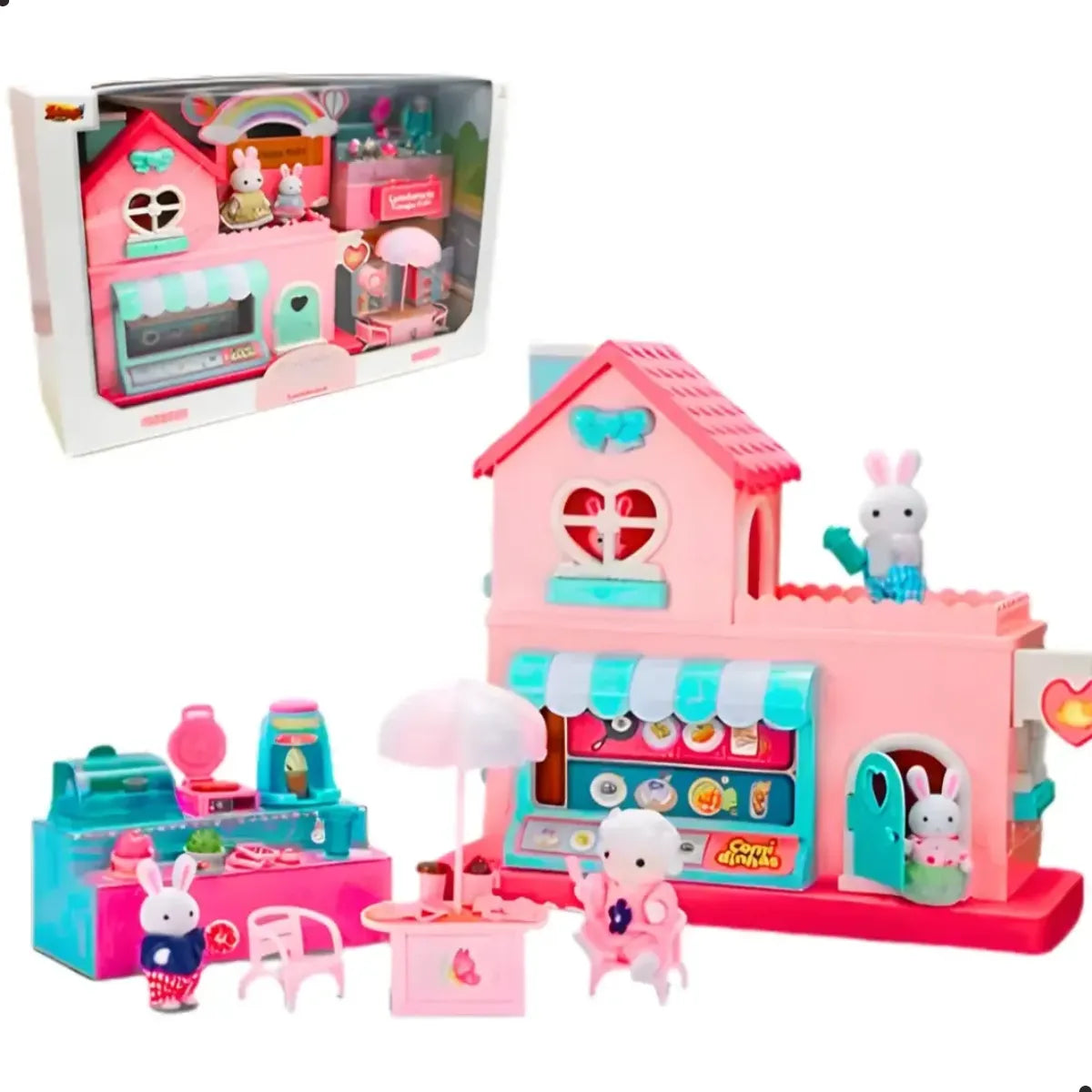 Brinquedo Lanchonete Casinha Feliz