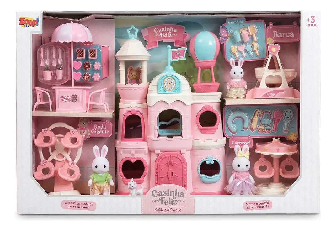 Brinquedo Palácio e Parque Casinha Feliz