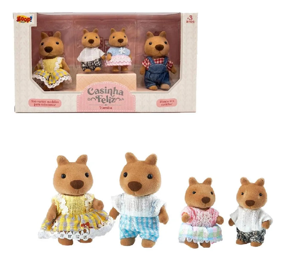 Brinquedo Casinha Feliz - Família Capivara