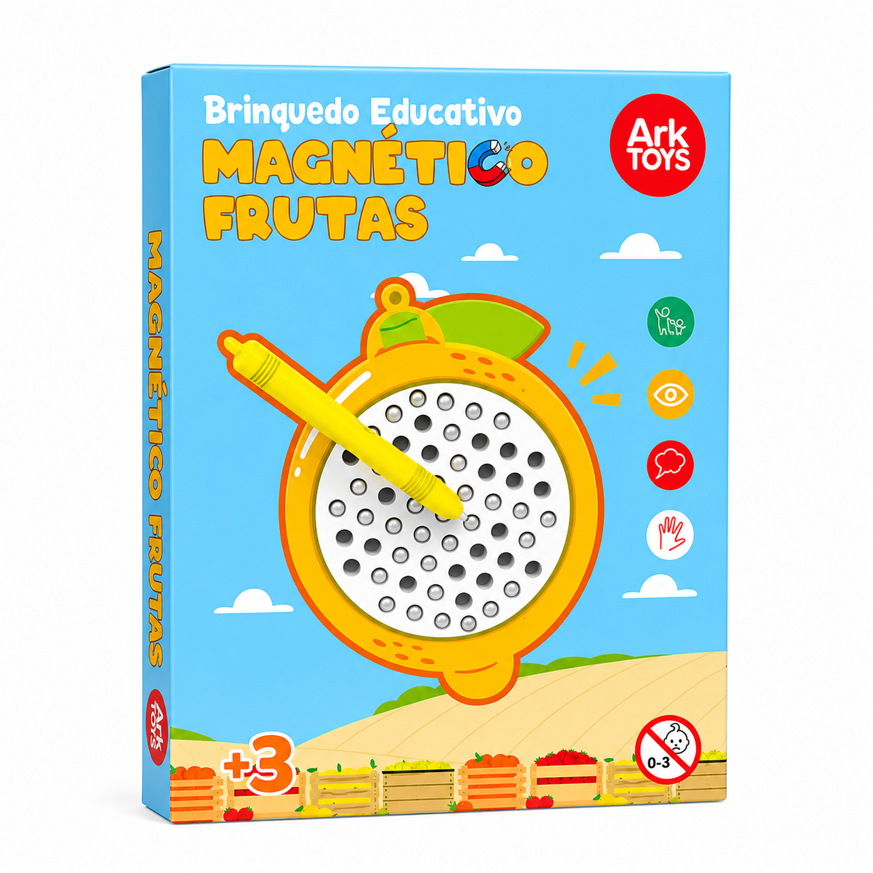 Mini Quadro Magnético Frutas Sortido