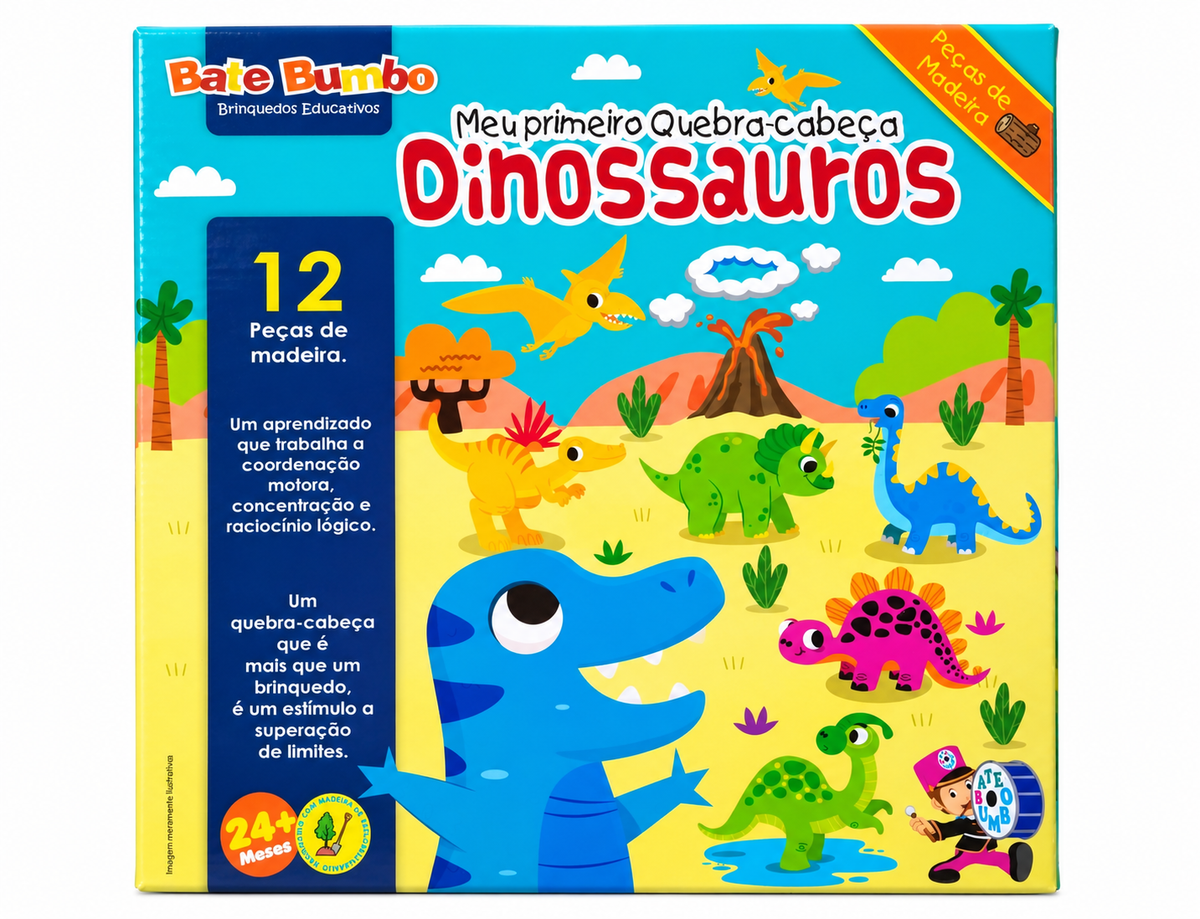Meu Primeiro Quebra-Cabeças Gigante - Dinossauros
