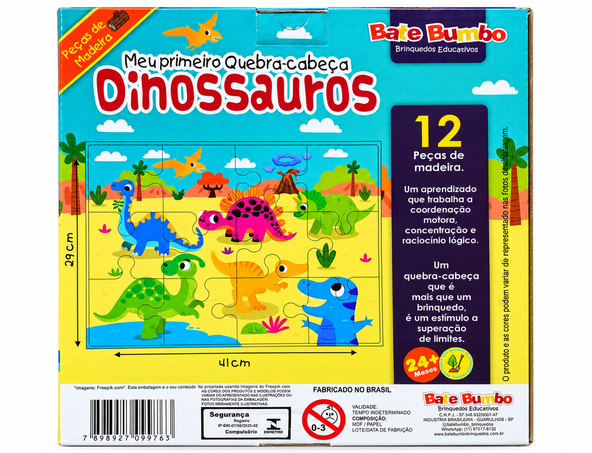 Meu Primeiro Quebra-Cabeças Gigante - Dinossauros