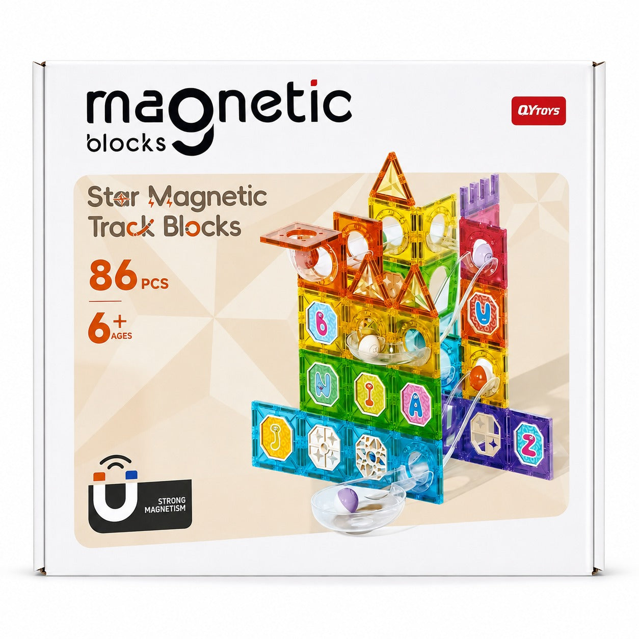 Blocos Magnéticos Qiyi Toys 86 peças
