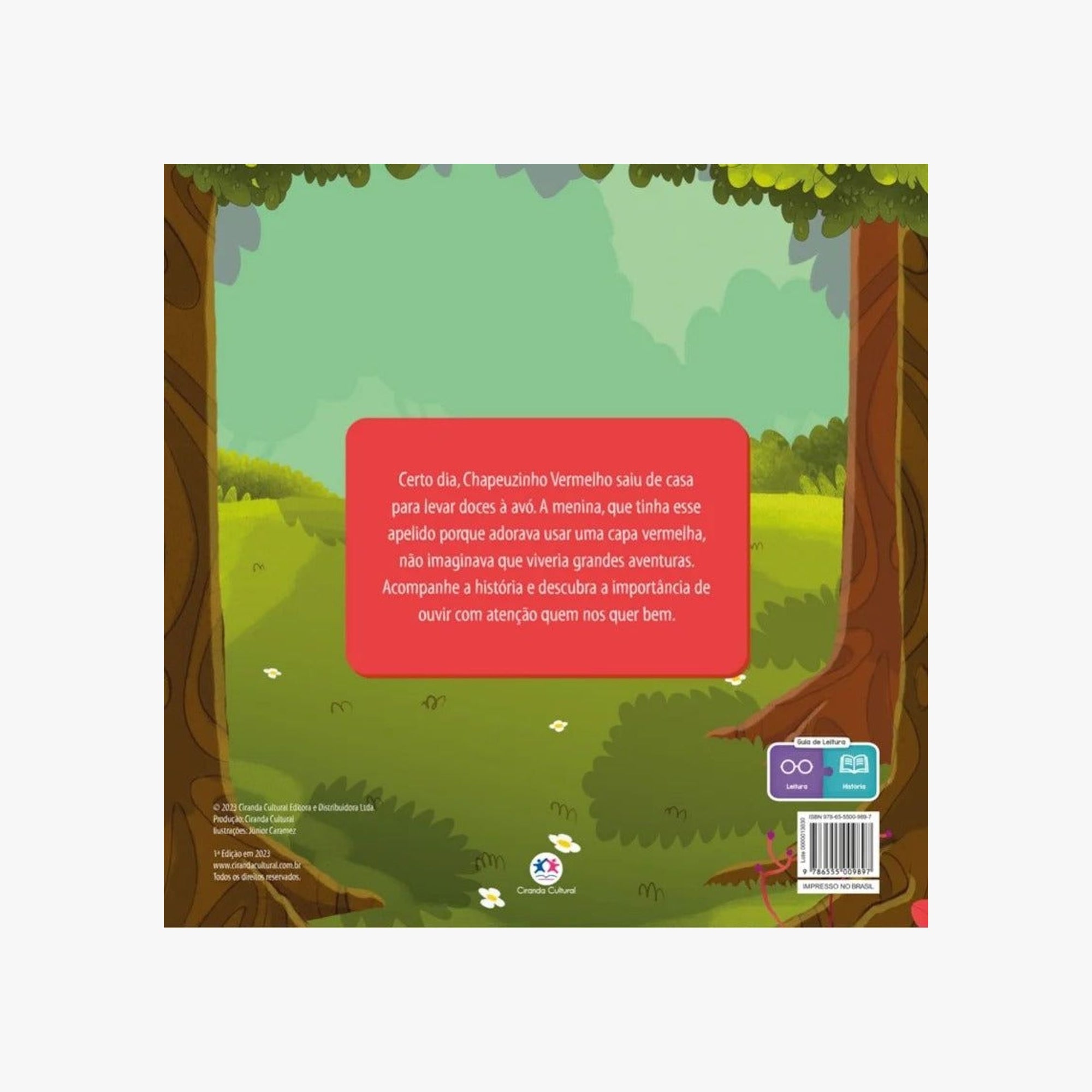 Livro Infantil Chapeuzinho Vermelho