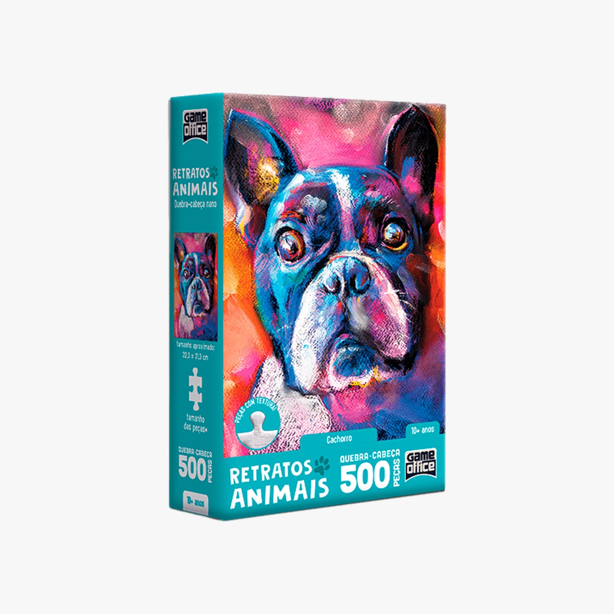 Quebra-Cabeça Retratos Animais  Cachorro 500 Peças