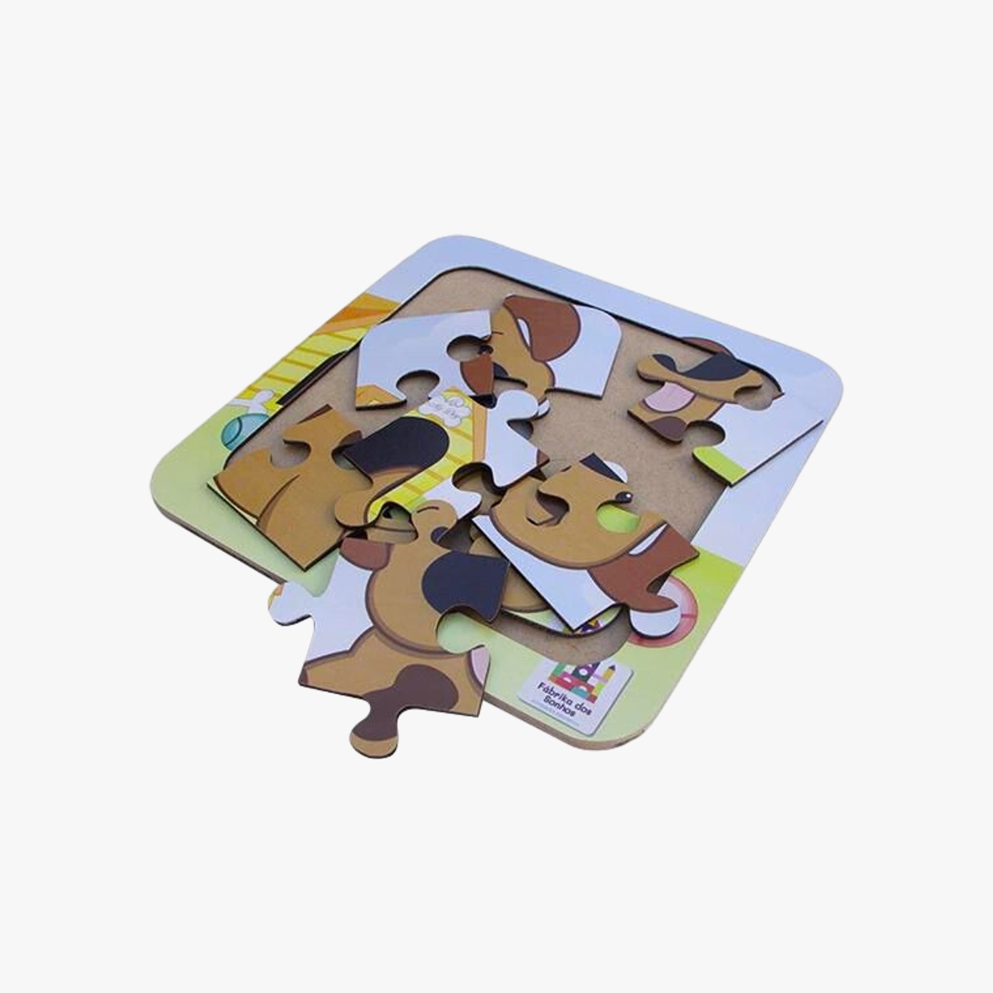 Quebra-Cabeça Infantil 9 peças Cachorro