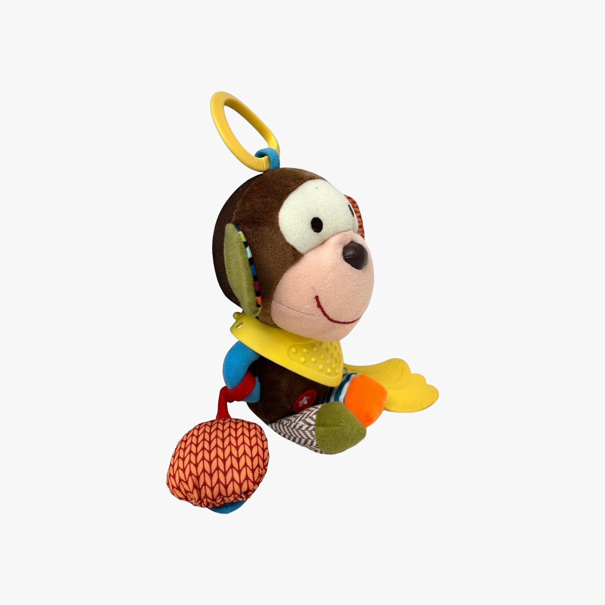 Brinquedo Pelúcia Sensorial Macaco