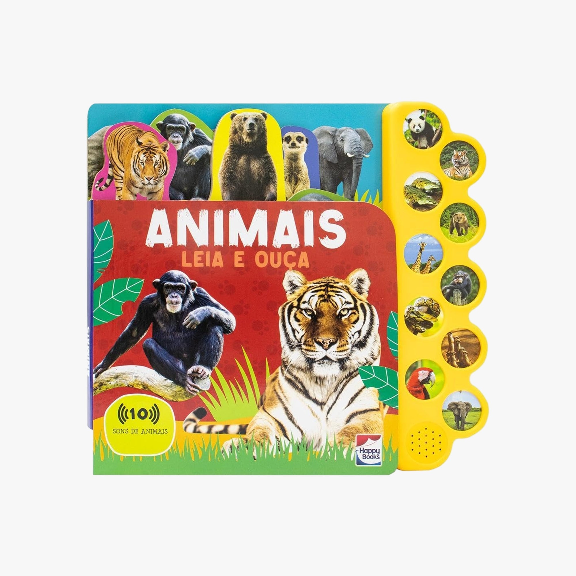 Livro Infantil Leia e Ouça Animais