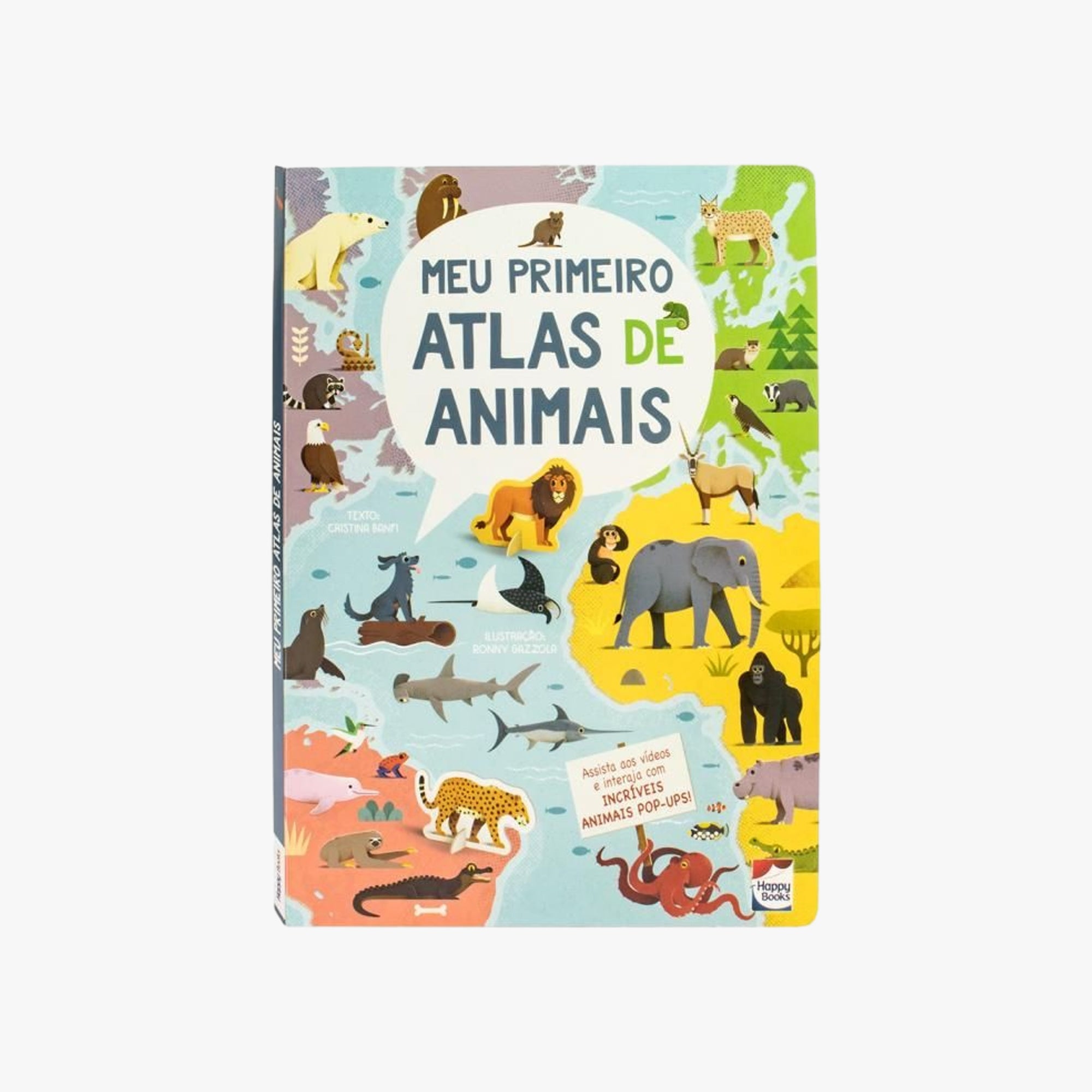 Livro Infantil Meu Primeiro Atlas de Animais