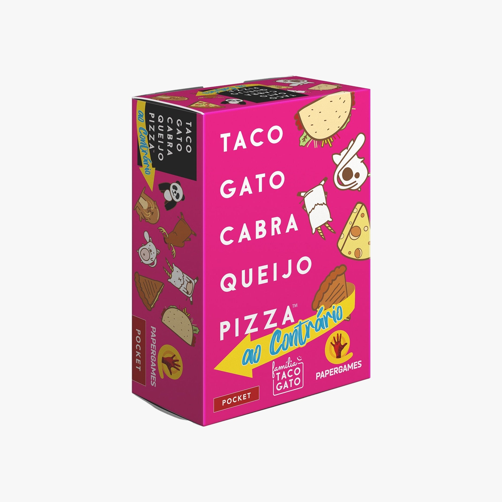 Jogo de Cartas Taco Gato Cabra Queijo Pizza Ao Contrário
