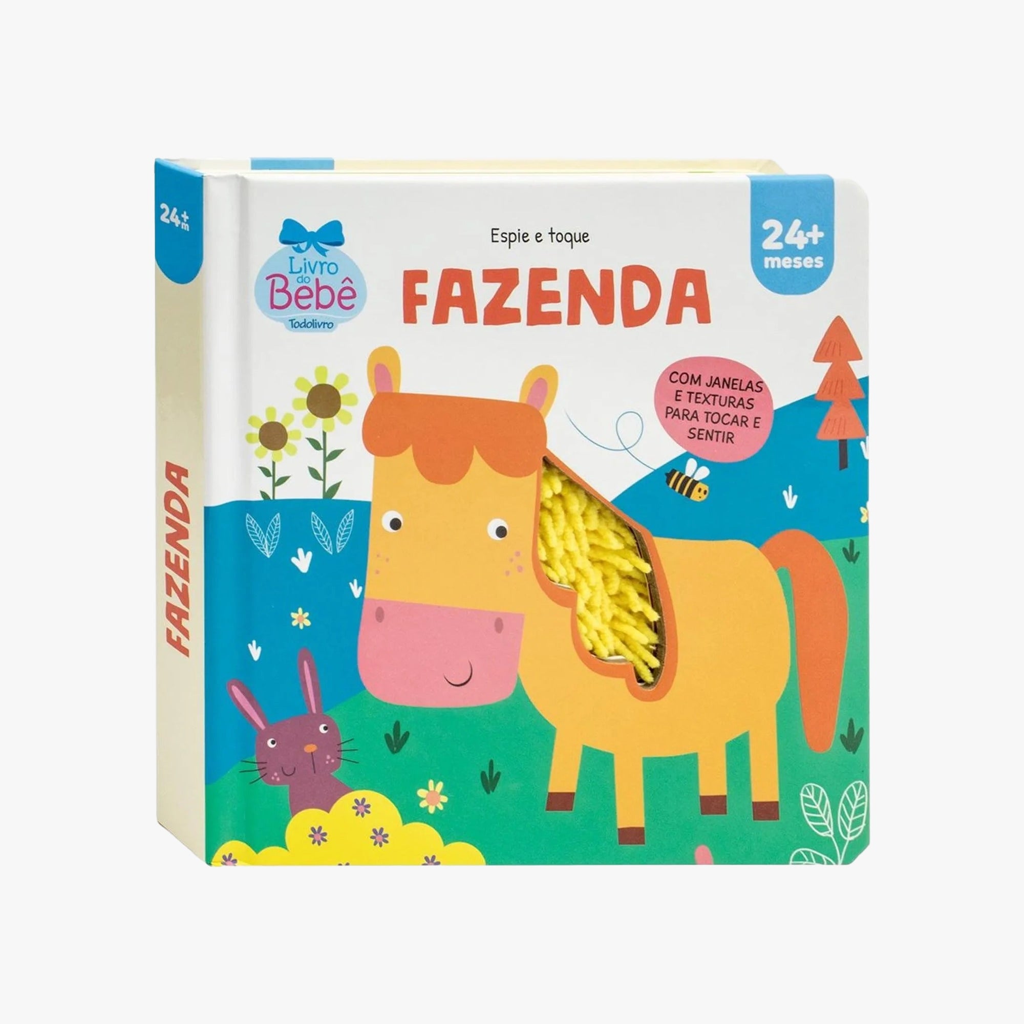 Livro Sensorial Espie e Toque Fazenda
