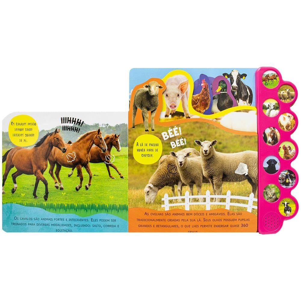 Livro Sonoro Animais da Fazenda