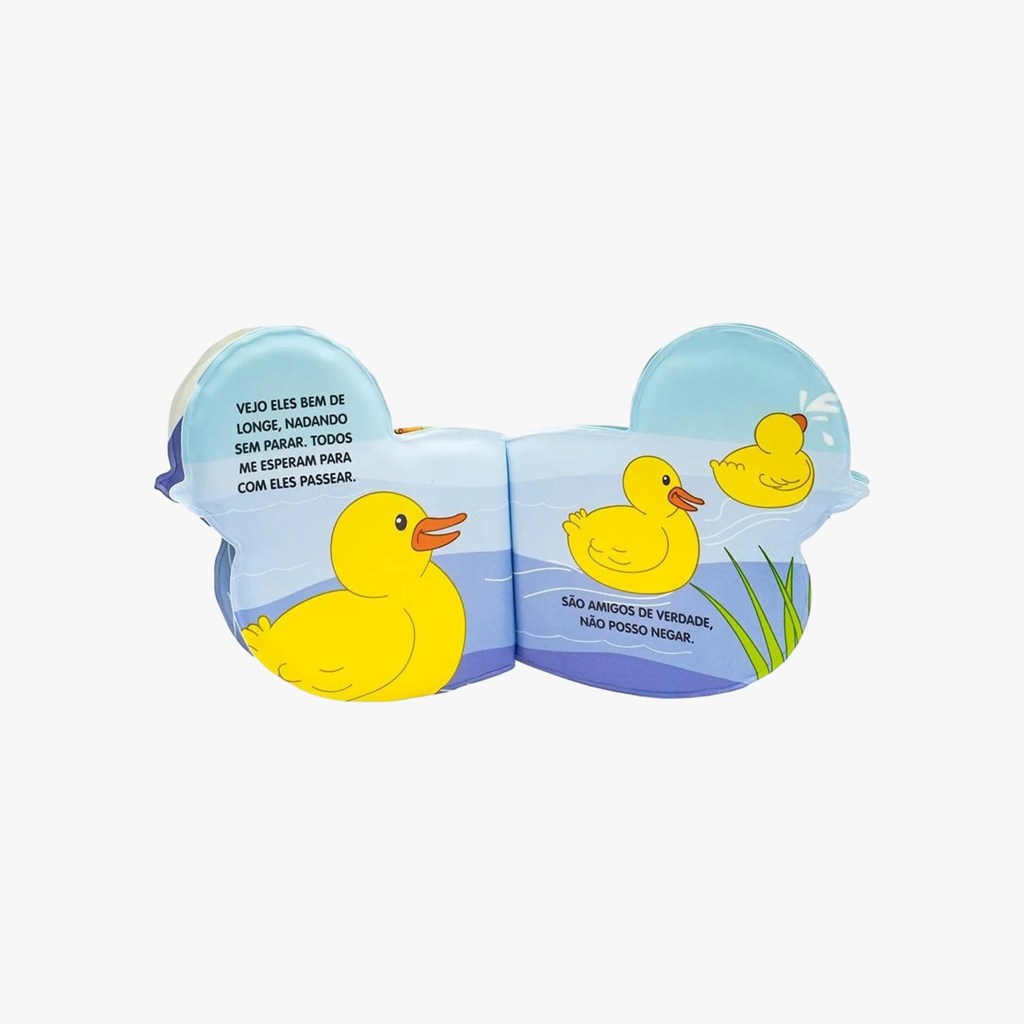Livro de Banho  Peco, o Patinho - Amigos da Agua