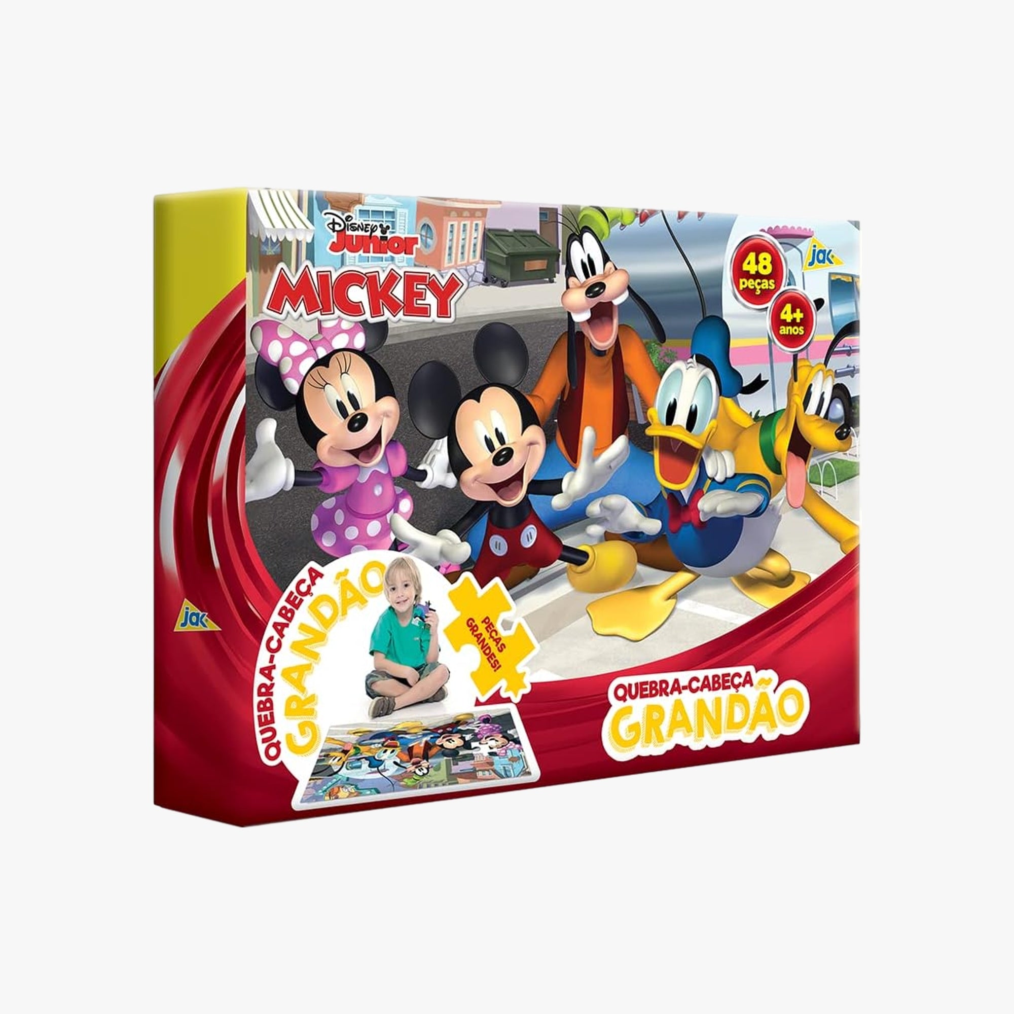 Quebra-Cabeça Grandão Mickey 48 Peças