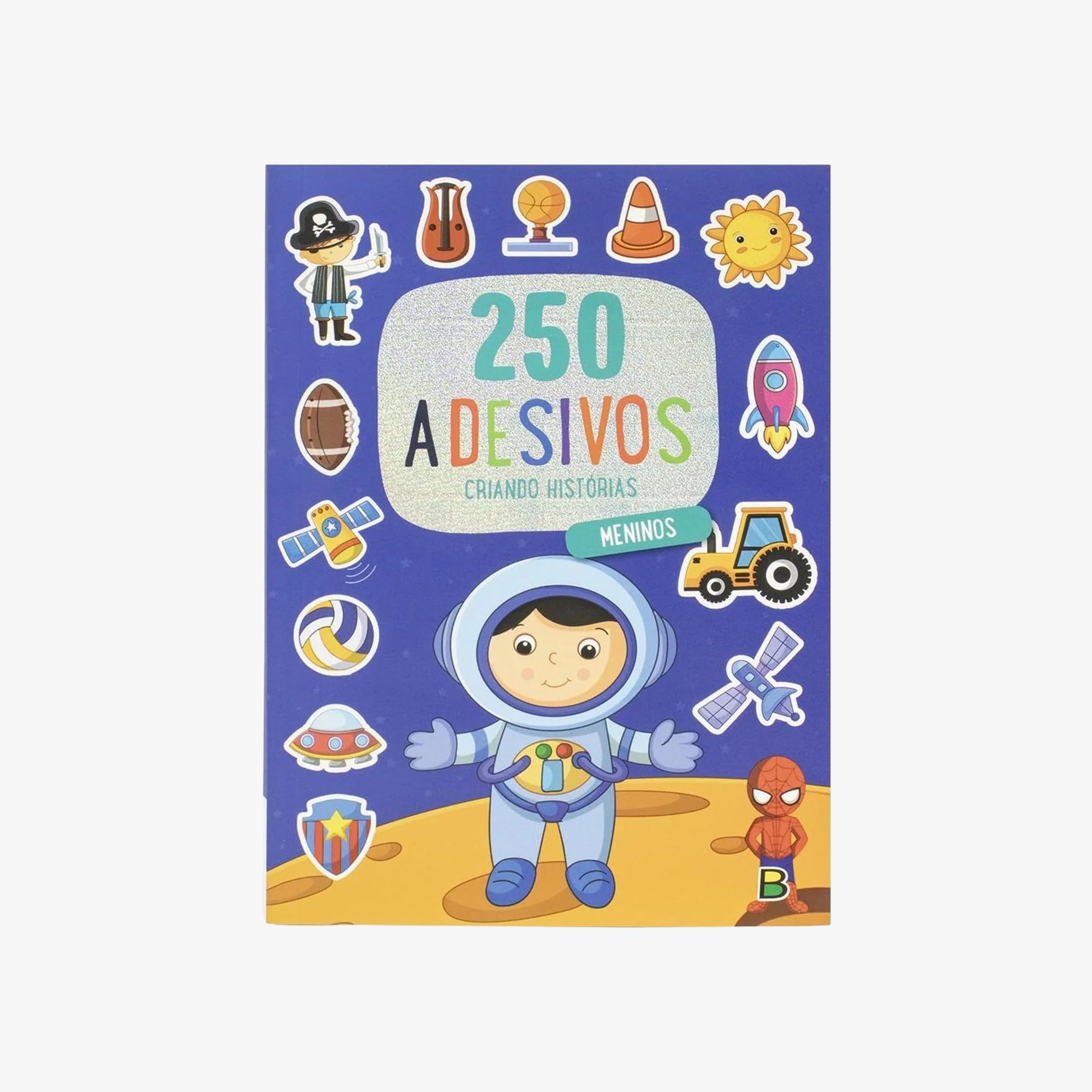 Livro 250 Adesivos - Criando Histórias: Meninos