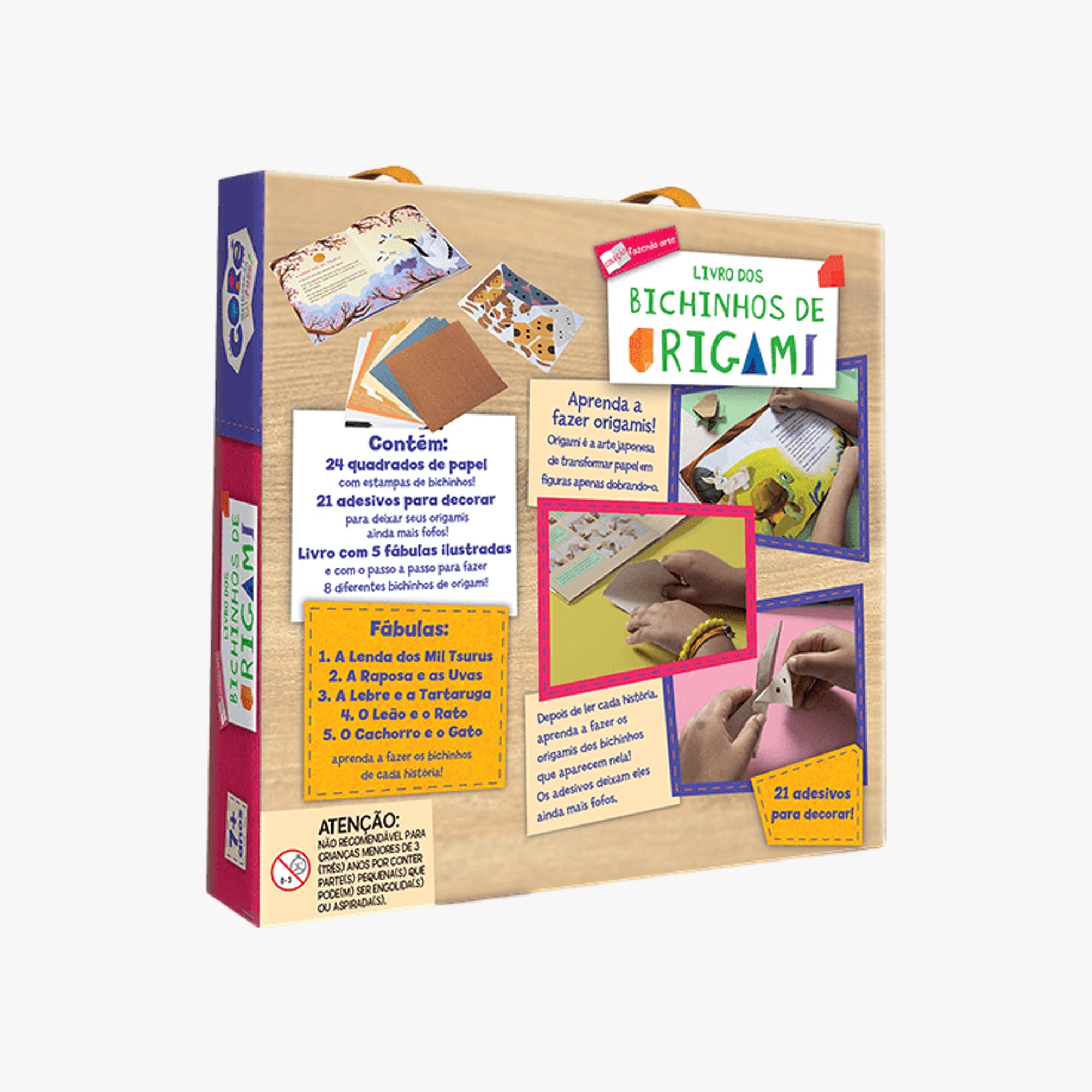 Brinquedo Fazendo Arte Bichinhos de Origami