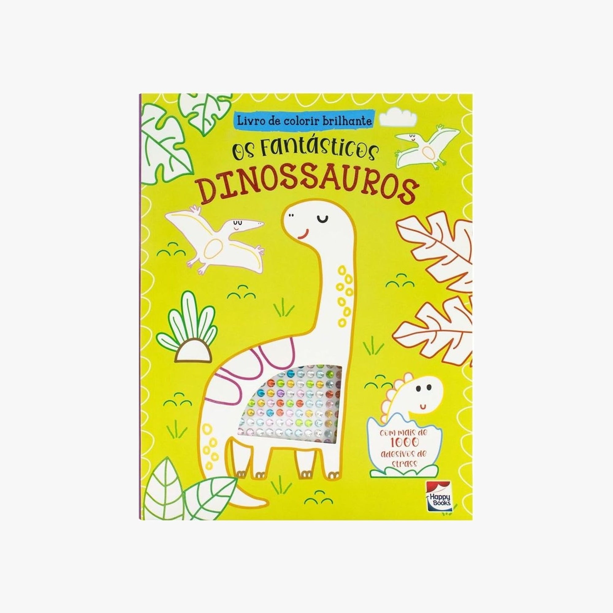 Livro de Colorir Brilhante Dinossauros