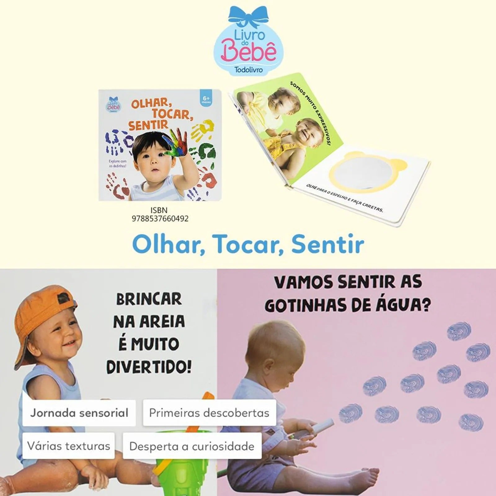 Livro Olhar, Tocar, Sentir