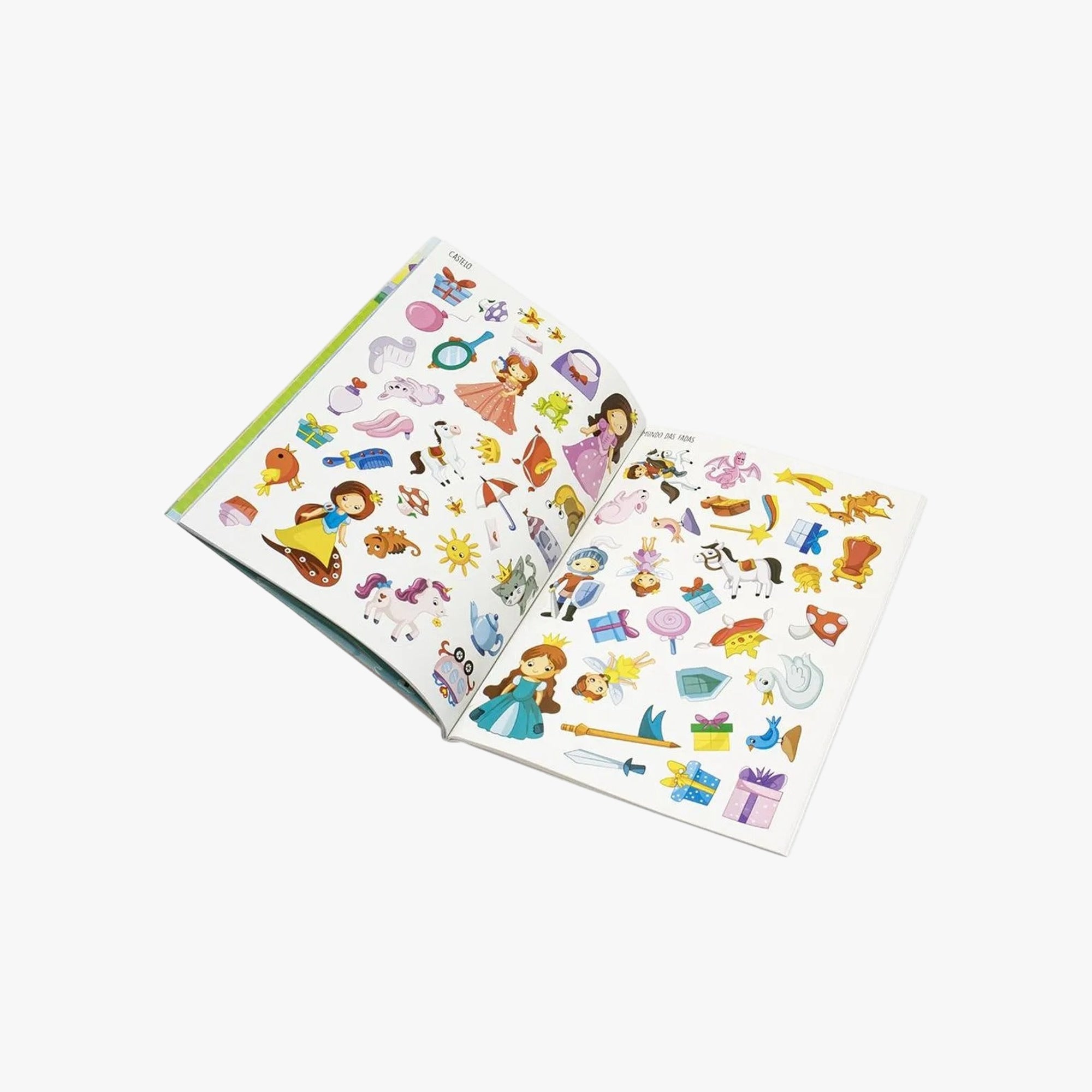 Livro 250 Adesivos - Criando Histórias: Meninas