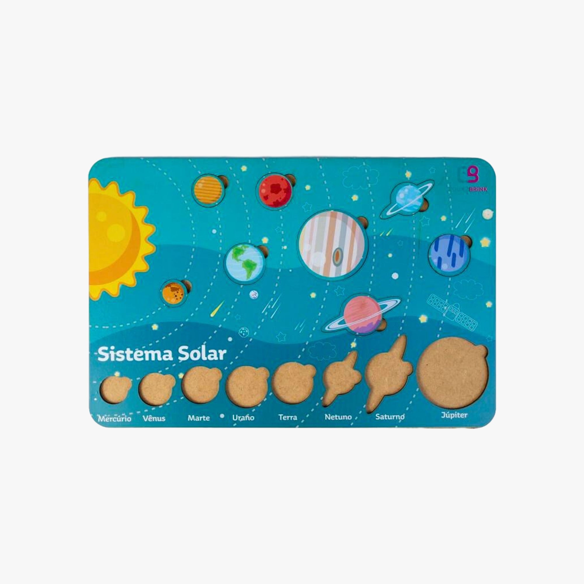Quebra-Cabeça de Encaixe Sistema Solar