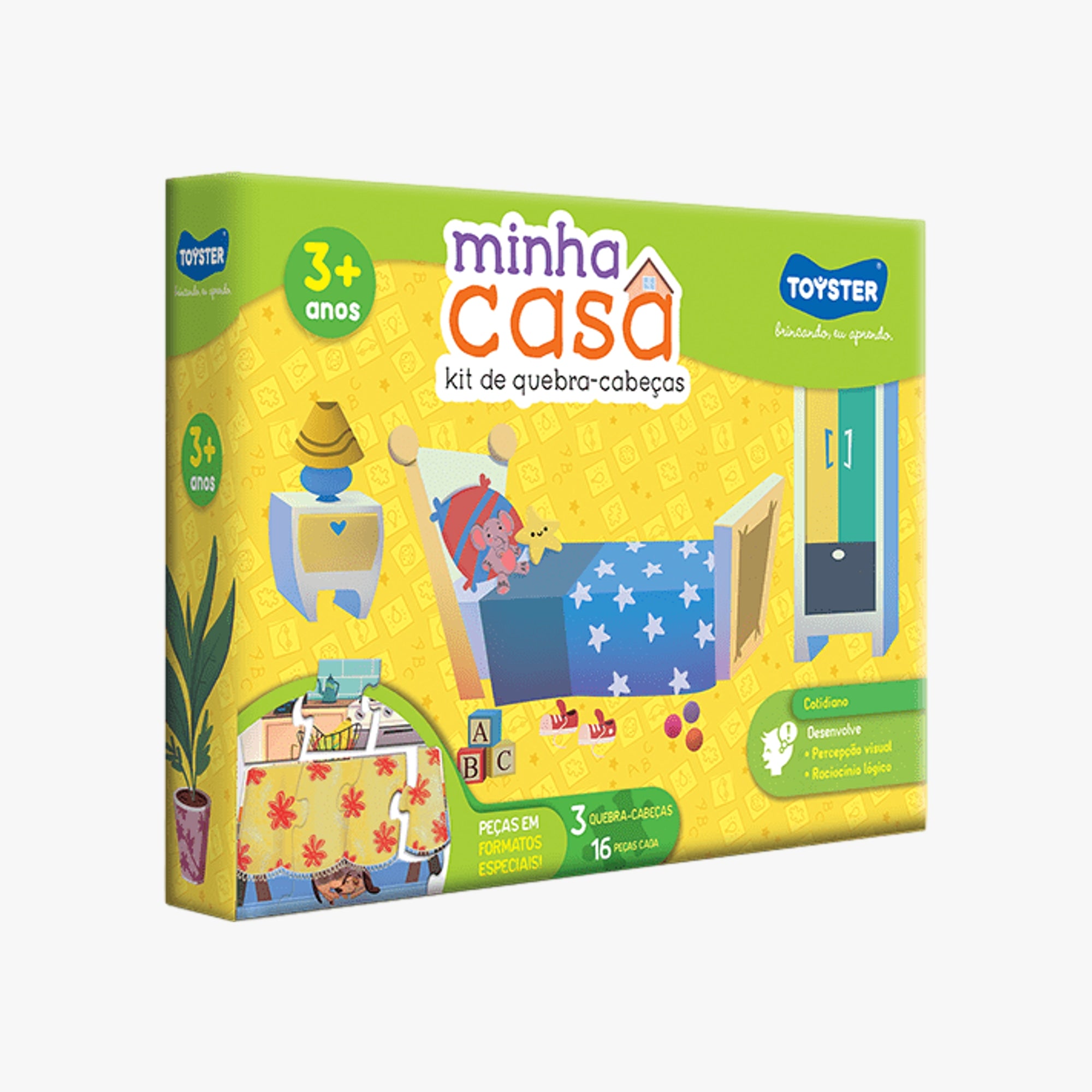 Kit de Quebra-cabeças Minha Casa