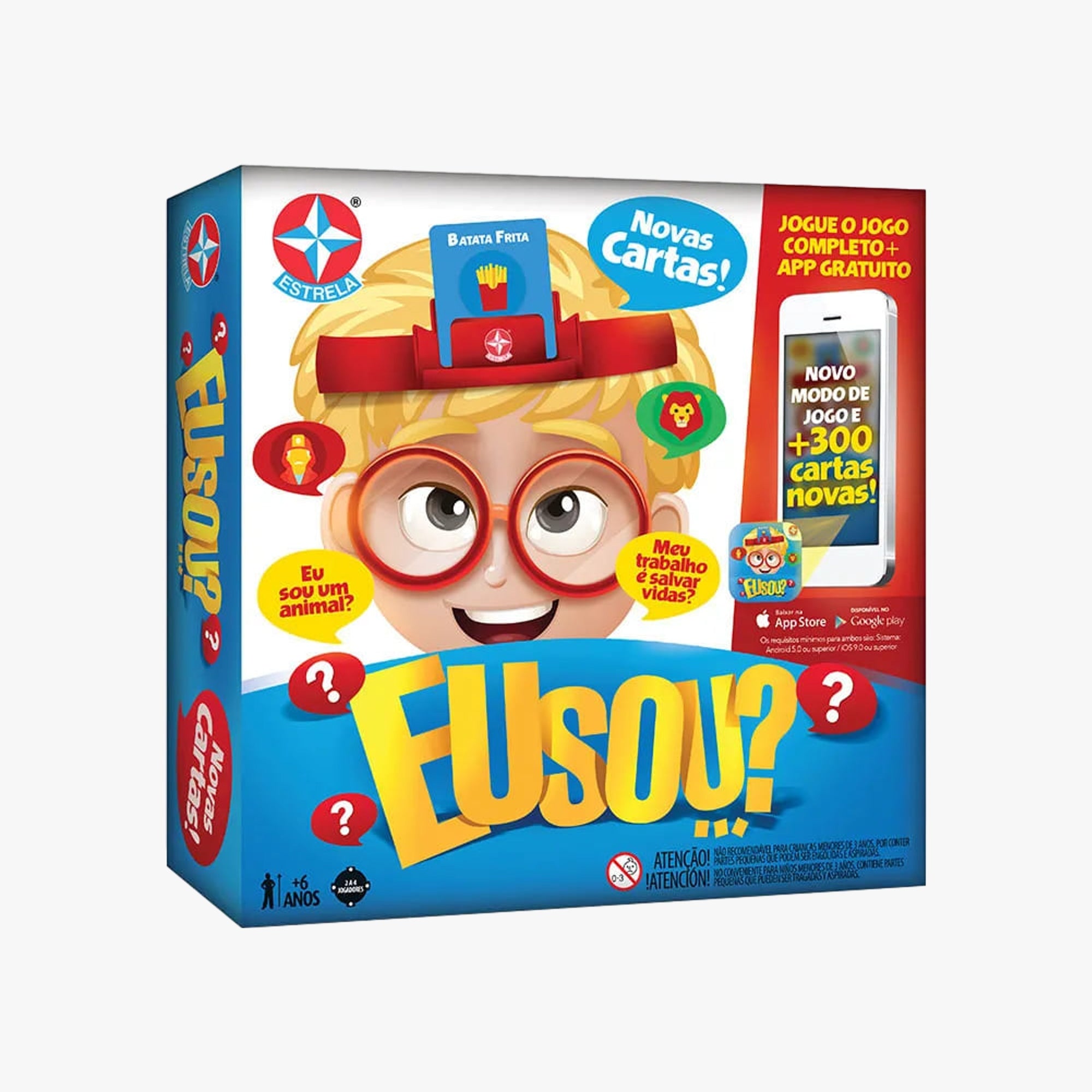 Jogo Eu Sou? Novas Cartas e App Estrela