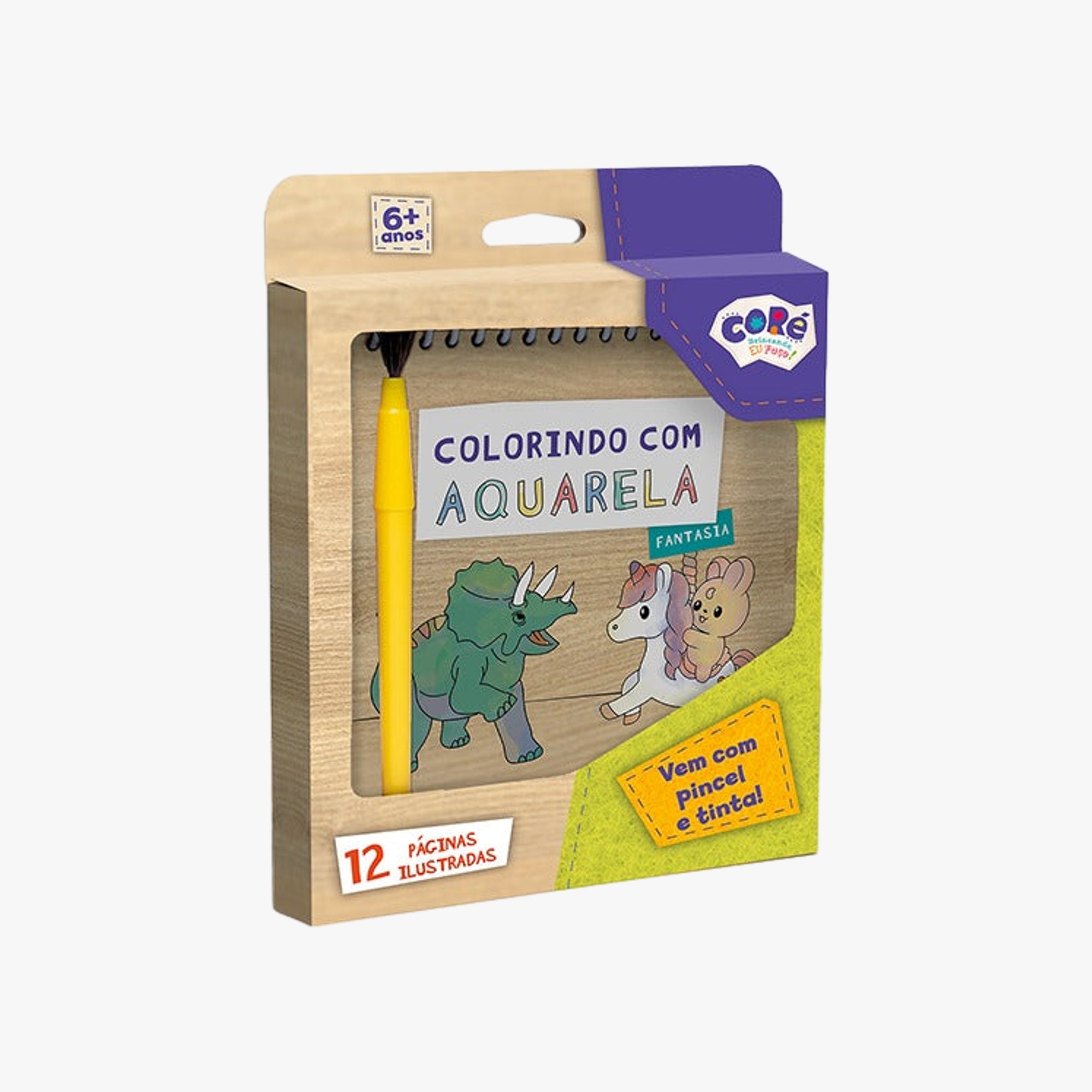 Colorindo Com Aquarela Fantasia