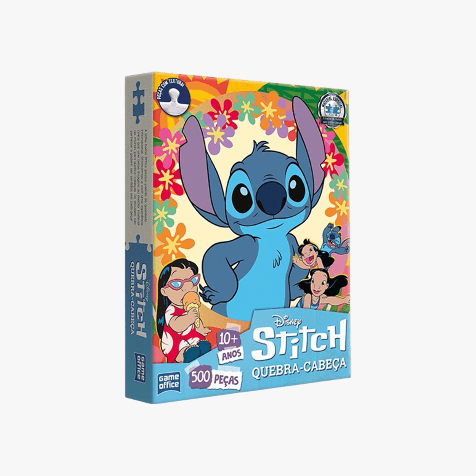 Quebra-Cabeça Infantil Stitch e Lilo 500 Peças
