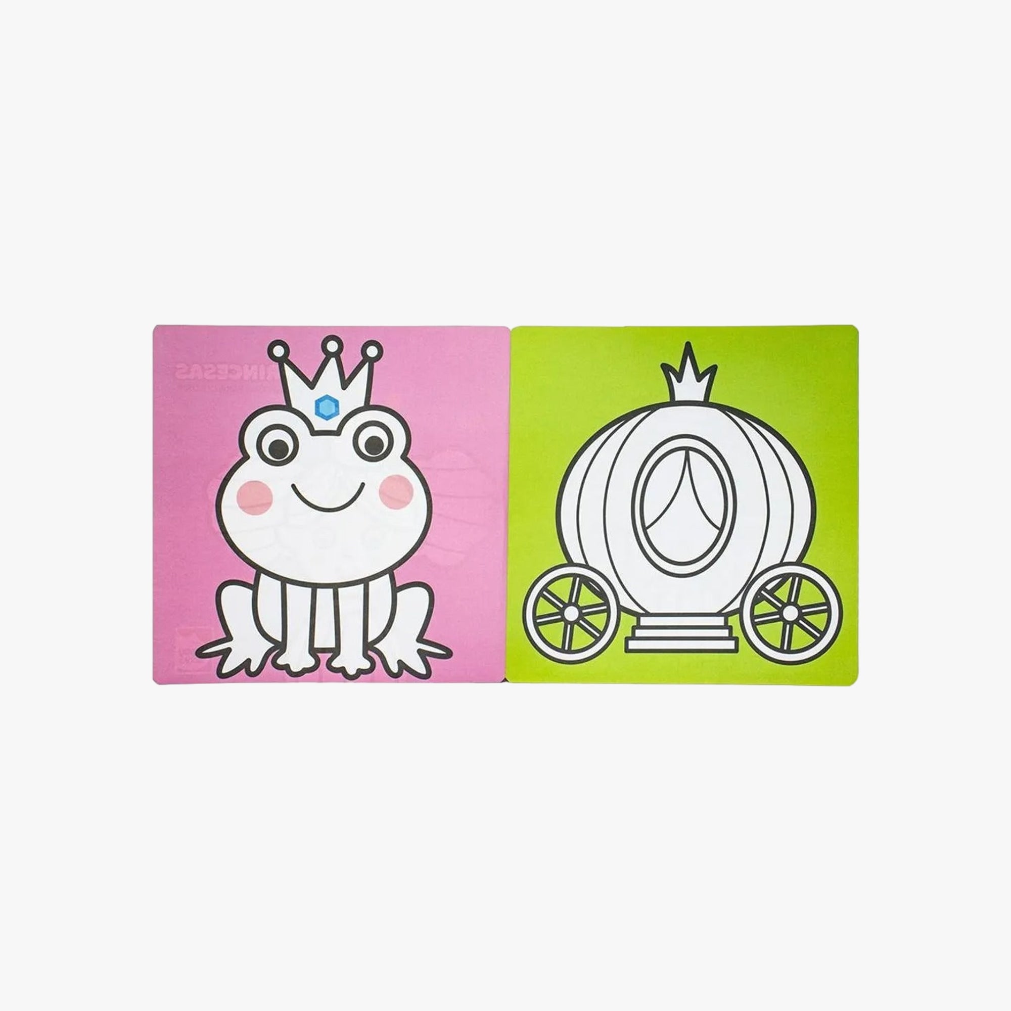Livro-Sanfona Para Colorir Princesas