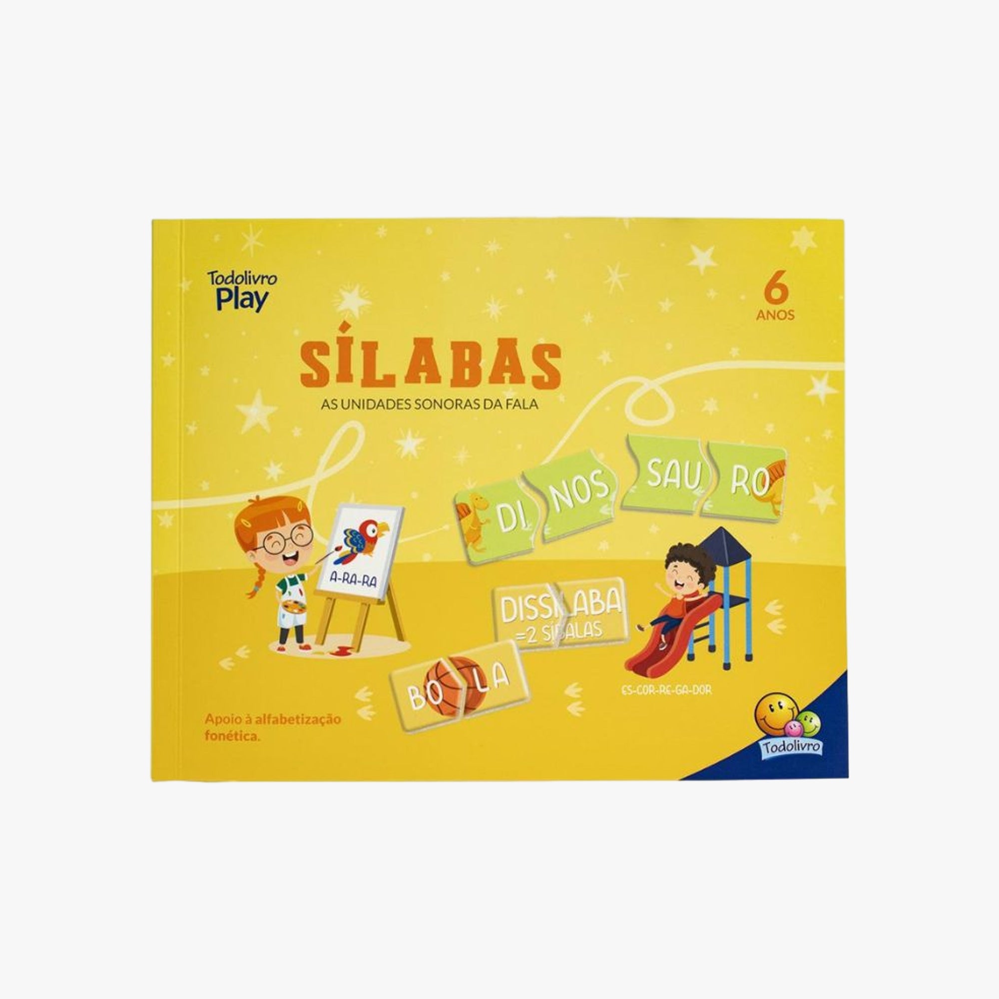 Kit Educativo Sílabas Livro e Quebra-Cabeça