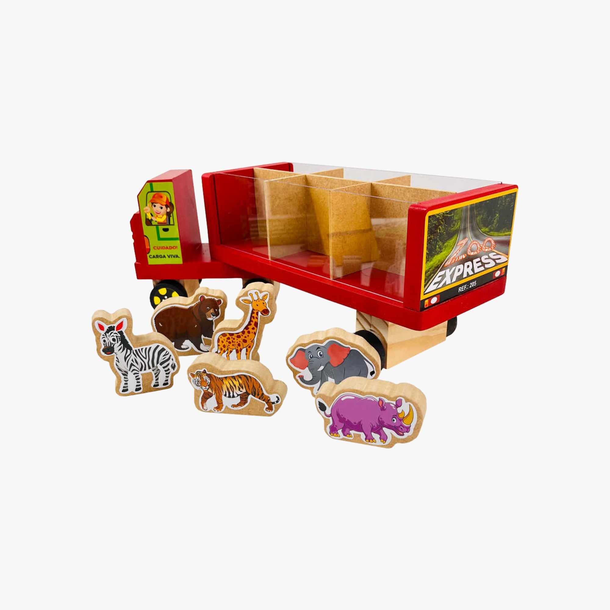 Brinquedo Caminhão Zoo Express