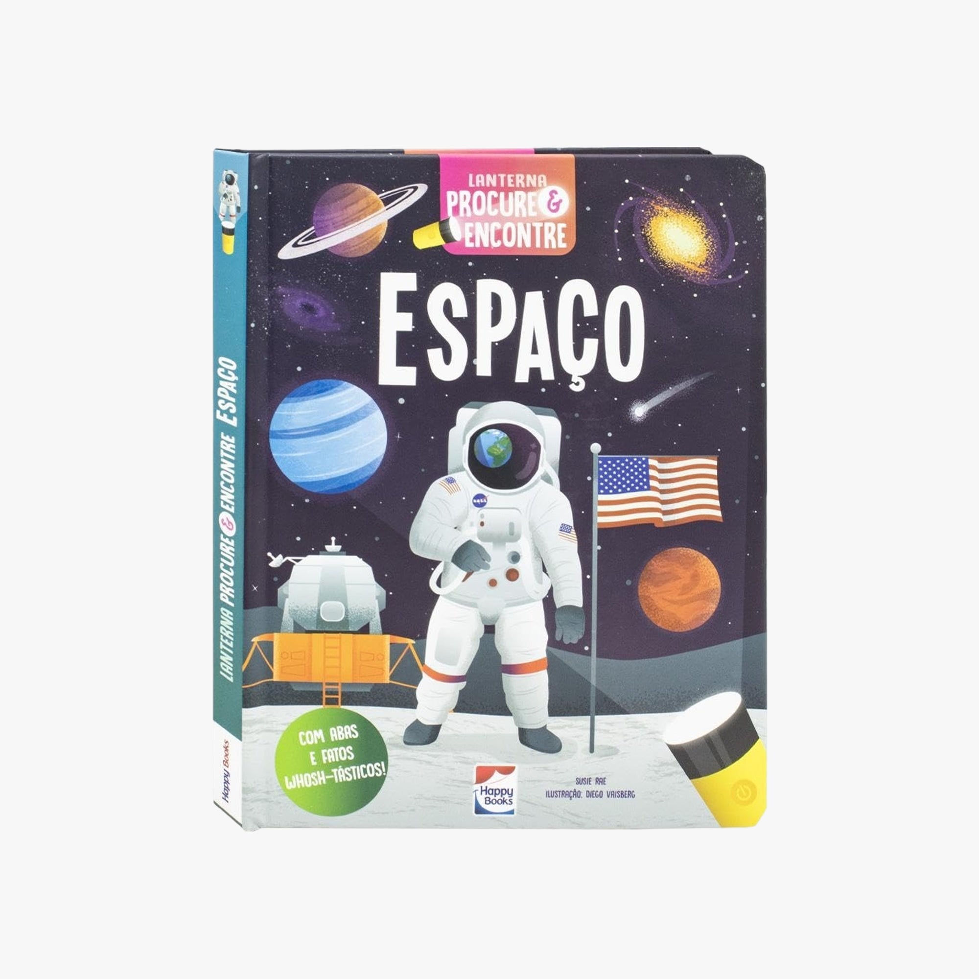 Livro com Lanterna Procure e Encontre Espaço