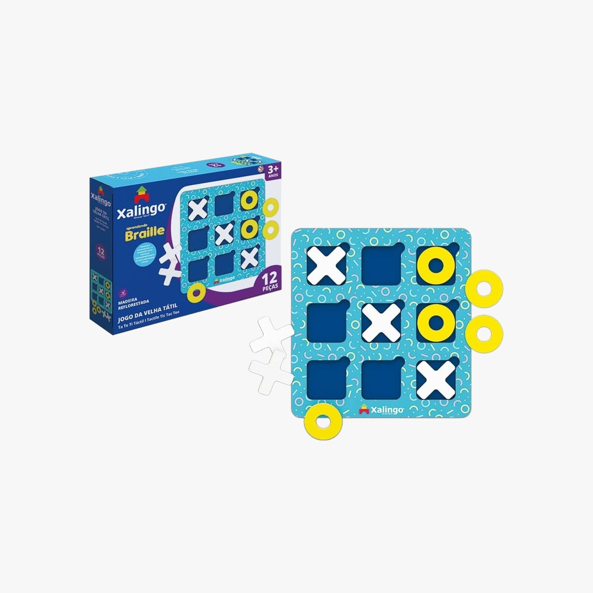 Jogo da Velha Tátil - Aprendendo em Braile