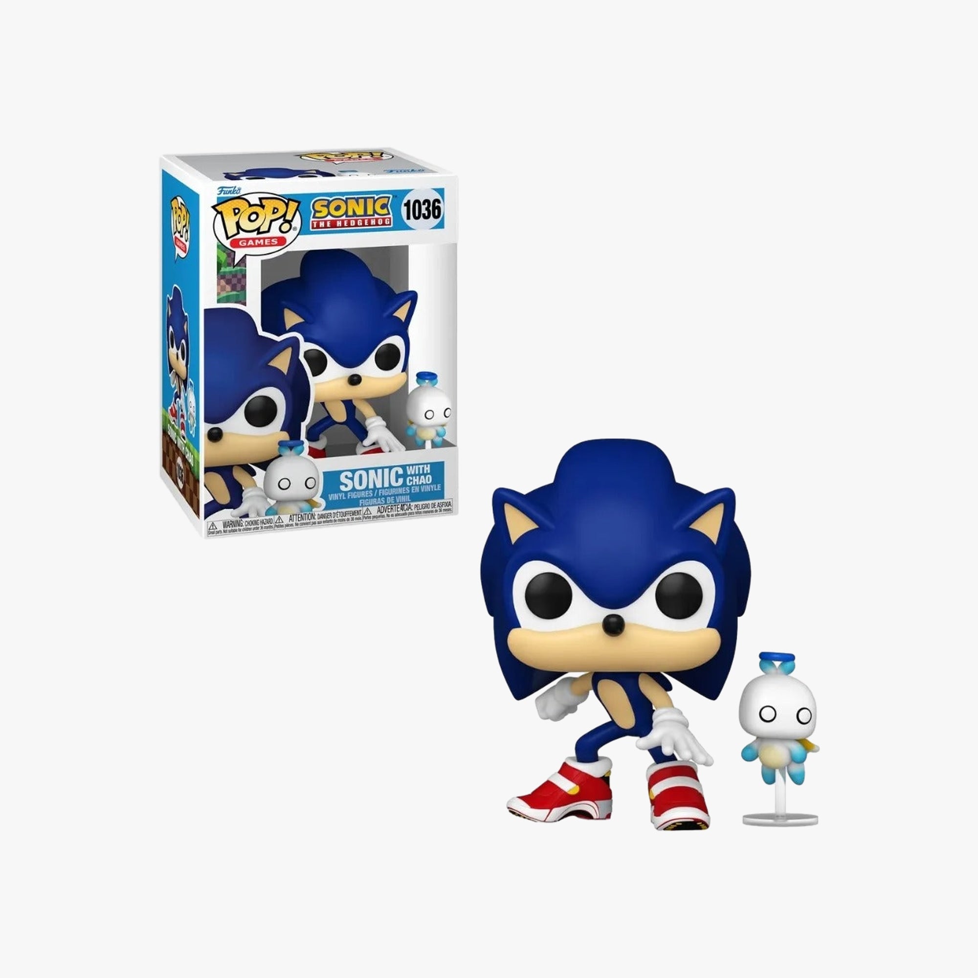 Boneco Funko Pop! & Buddy Sonic The Hedgehog - Sonic e Chao